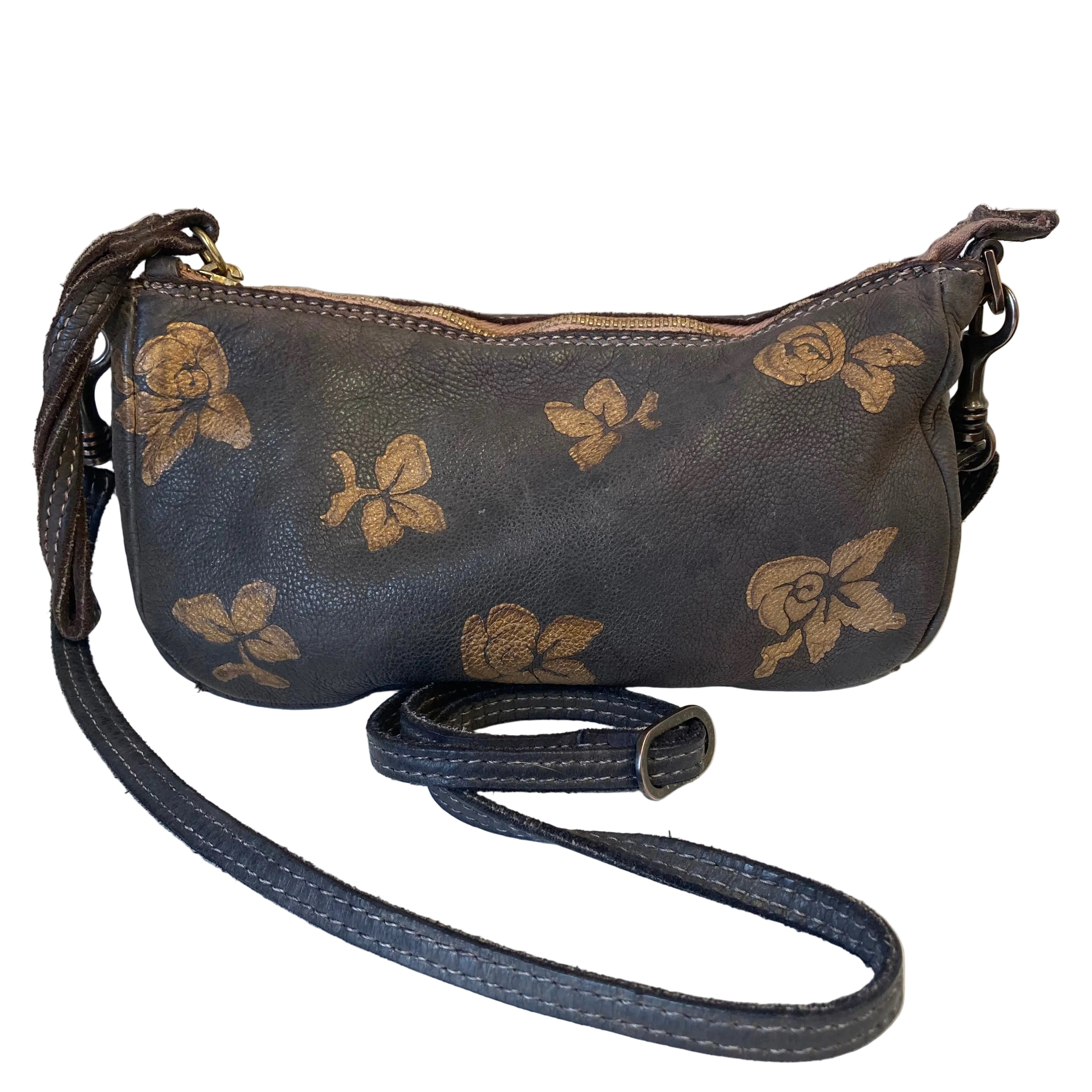 Crossbody Leather By Caterina Lucchi In Brown, Size:Small