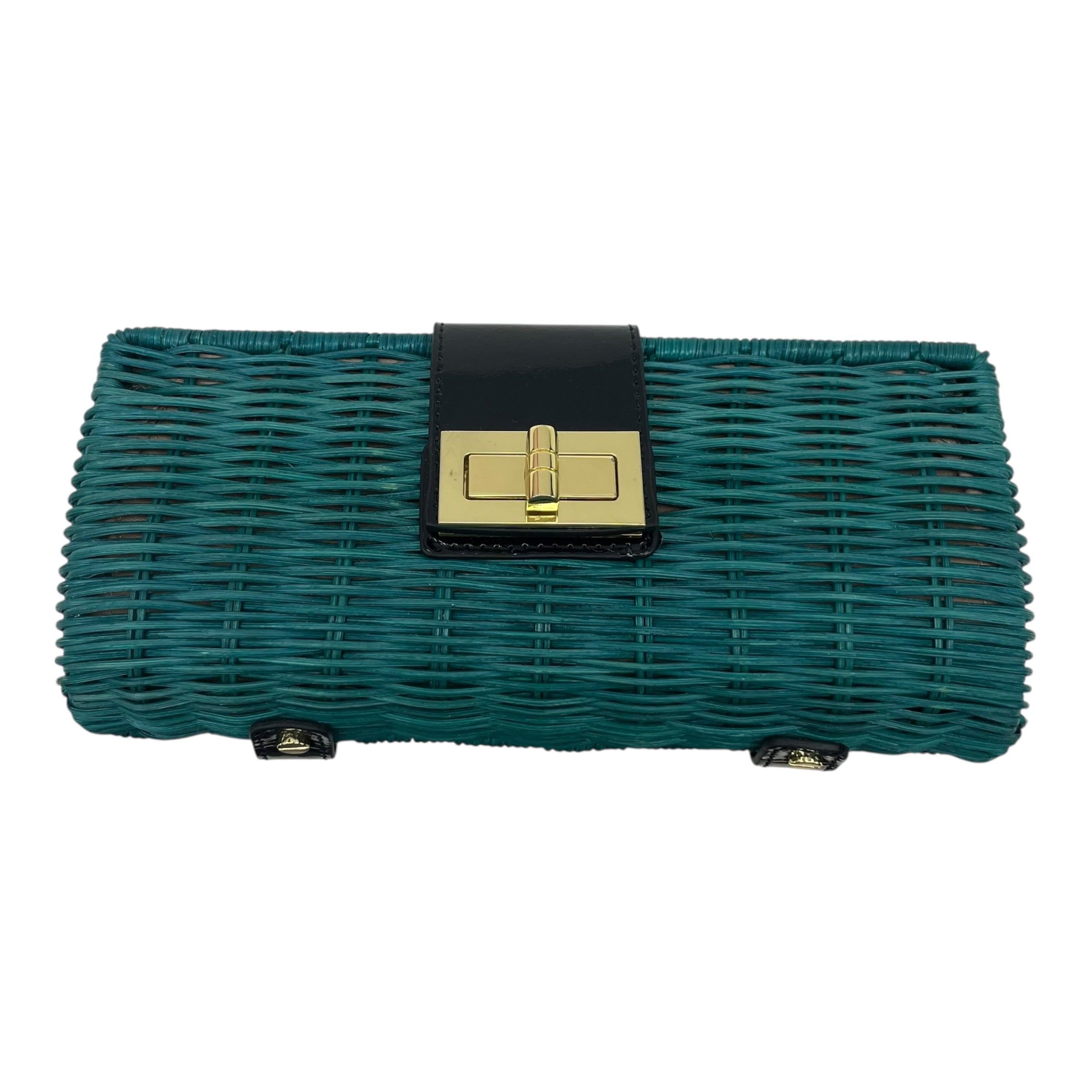 Clutch By J. Crew In Teal, Size:Medium