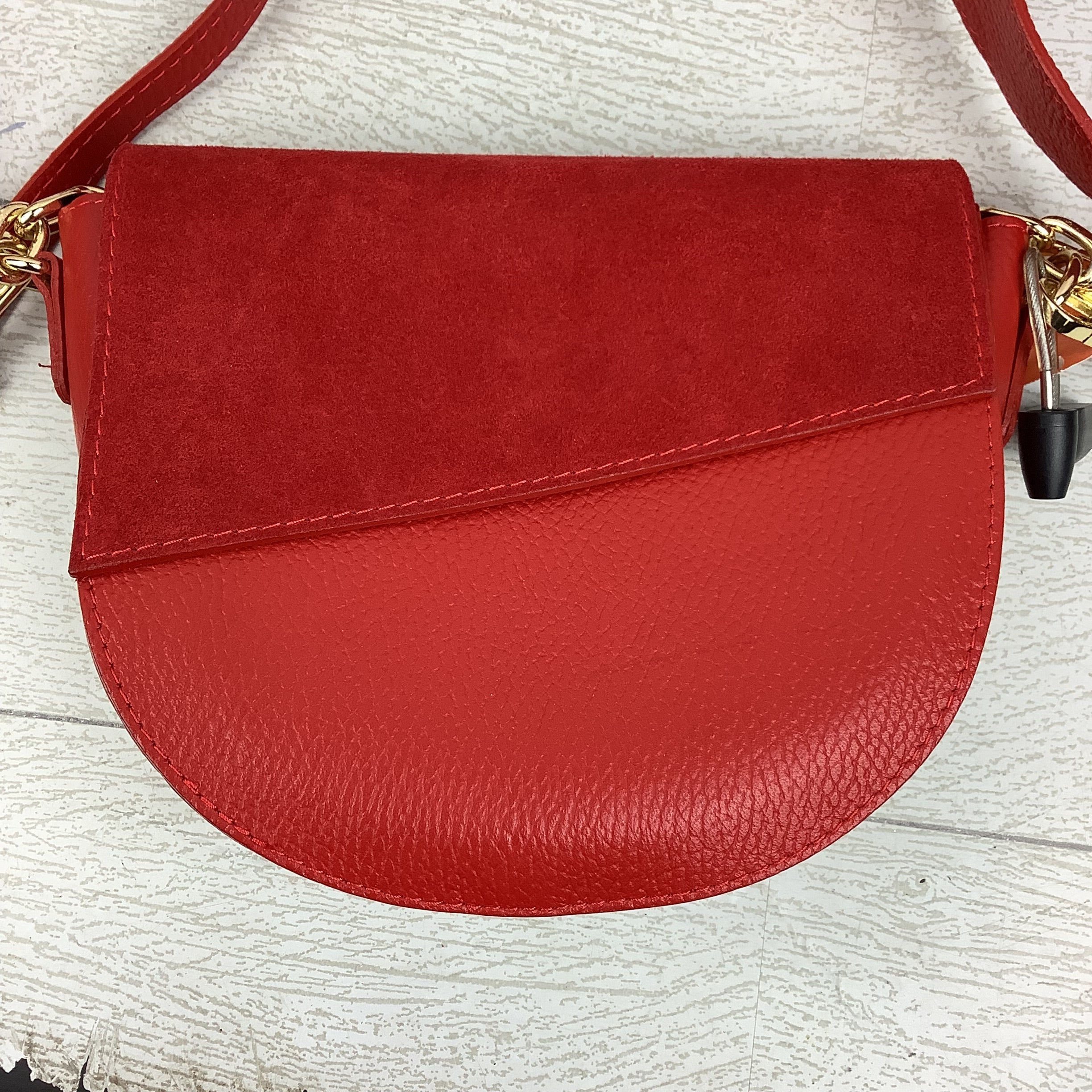 Crossbody Leather By Cmc, Size: Small