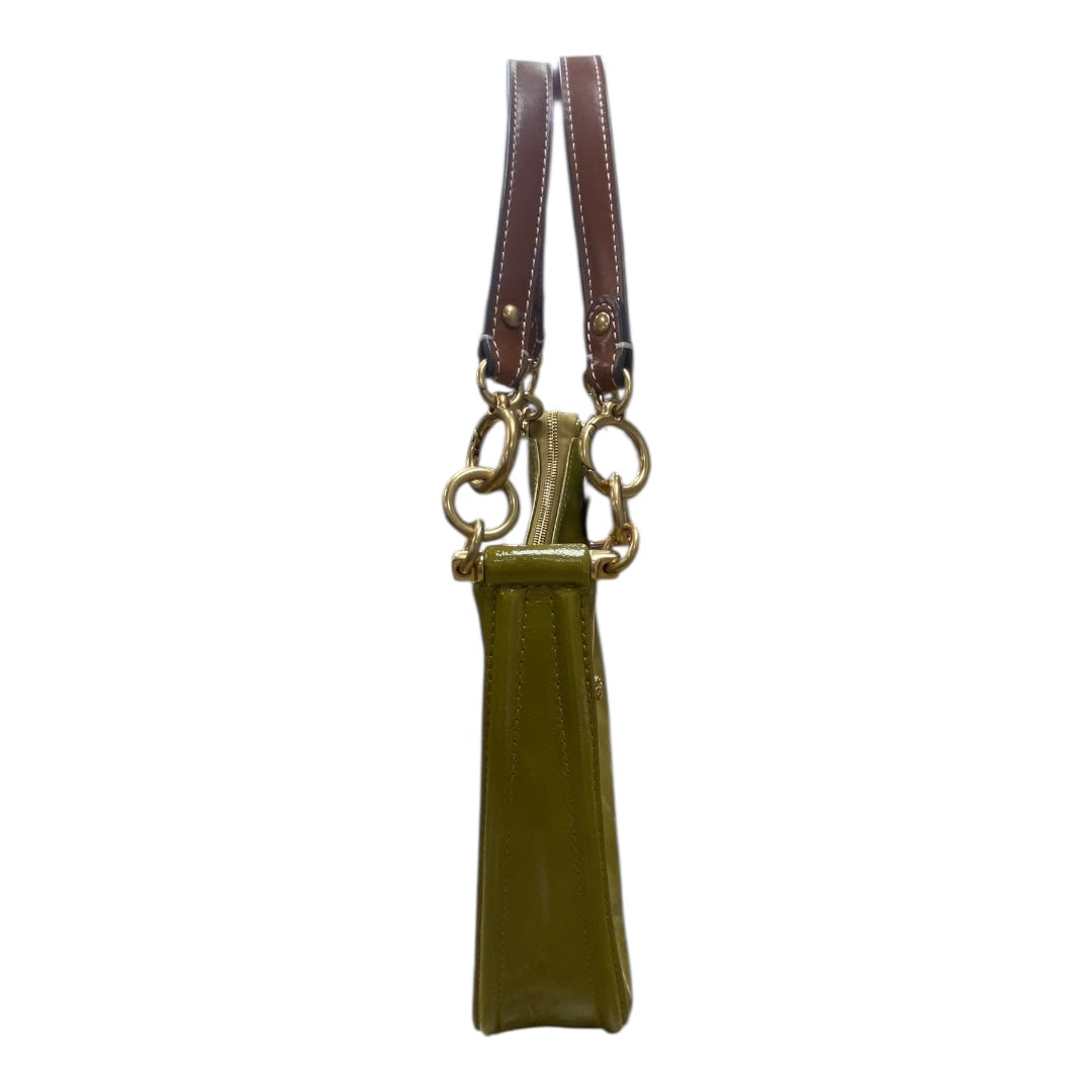 Handbag Designer By Tory Burch In Green, Size:Medium