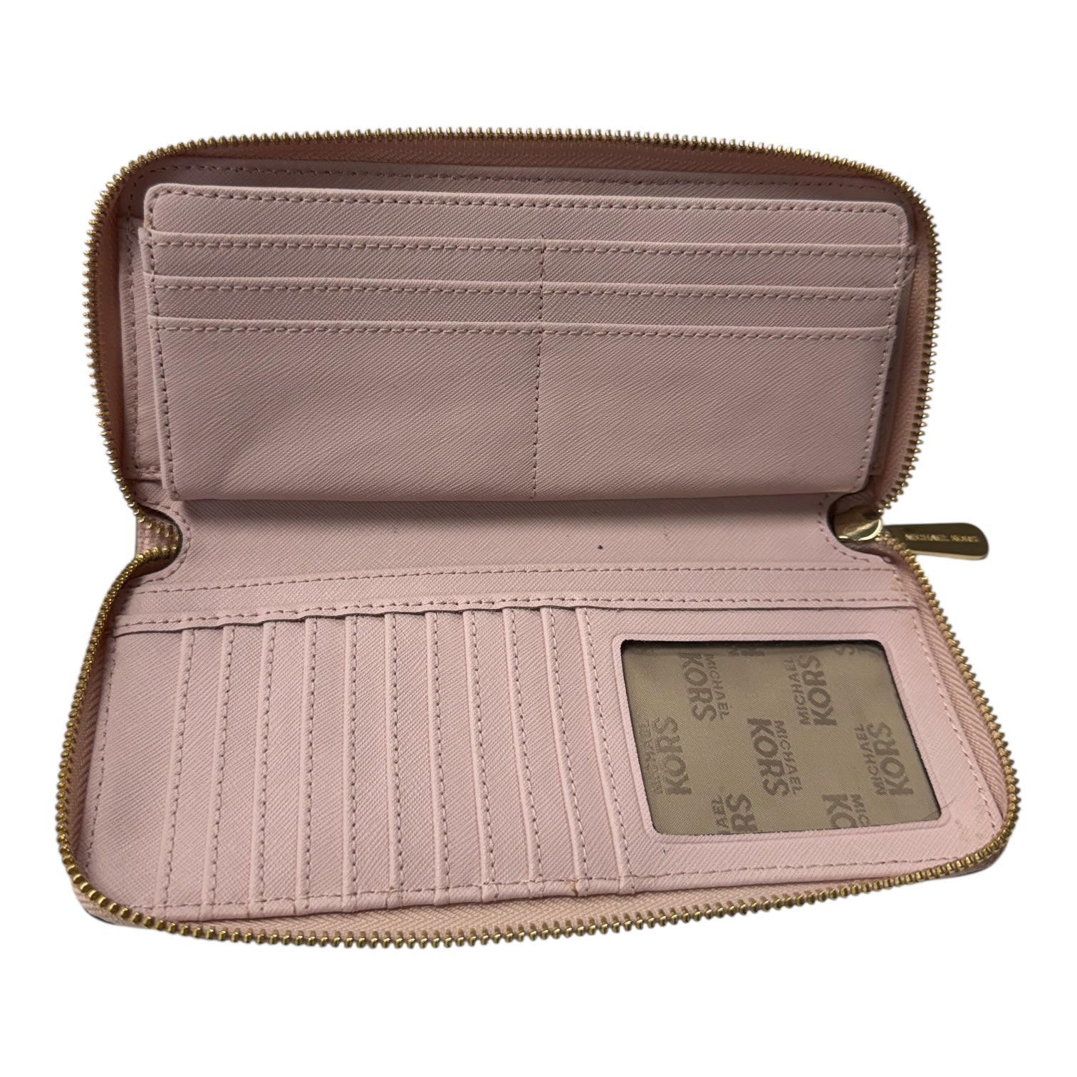 Wallet Designer By Michael Kors In Pink, Size:Medium