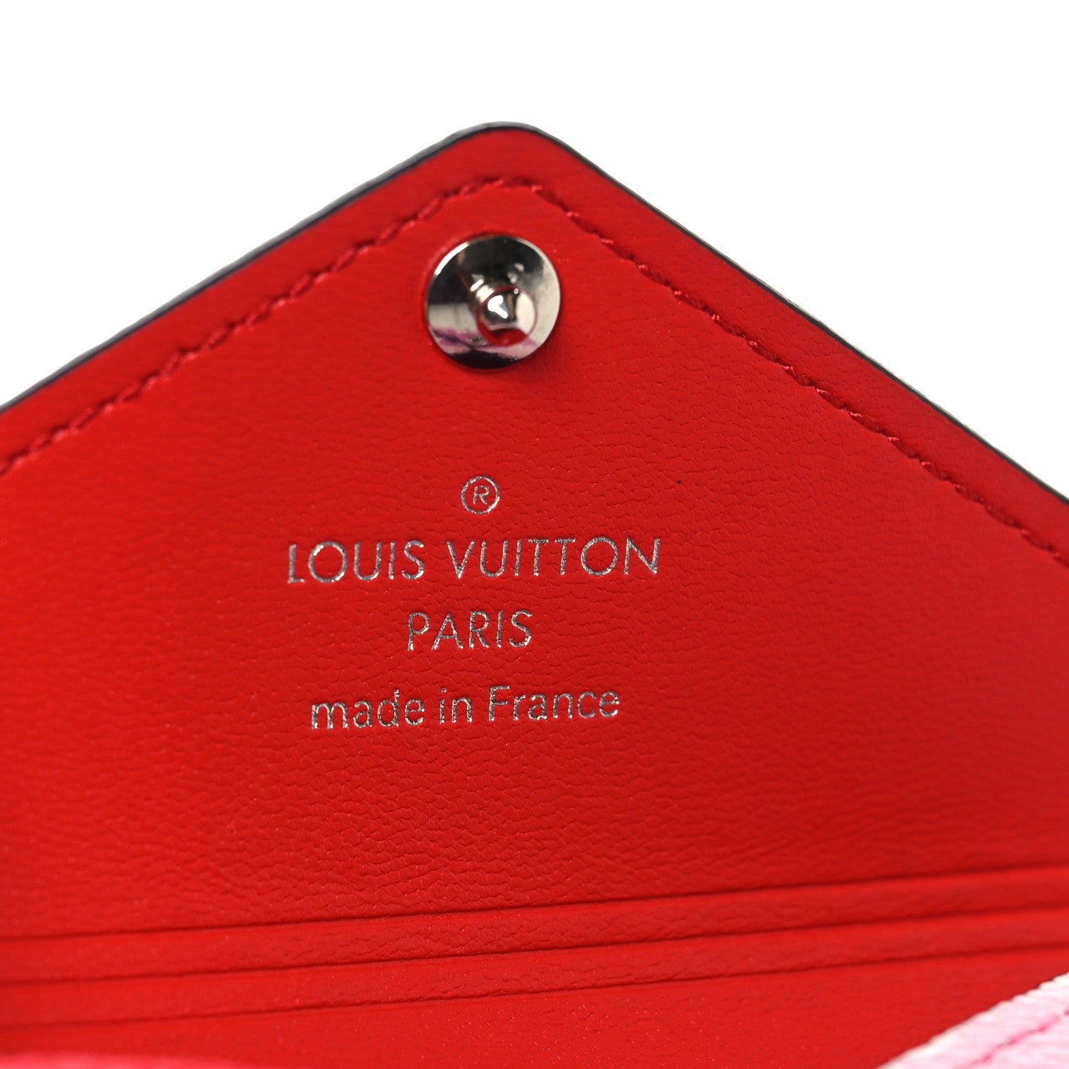 Monogram Escale Small Kirigami Pochette Insert Red