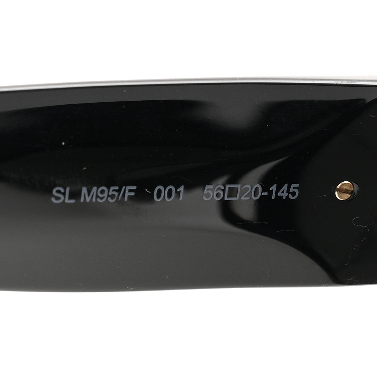 Acetate Cateye Sunglasses SL M95 F Black