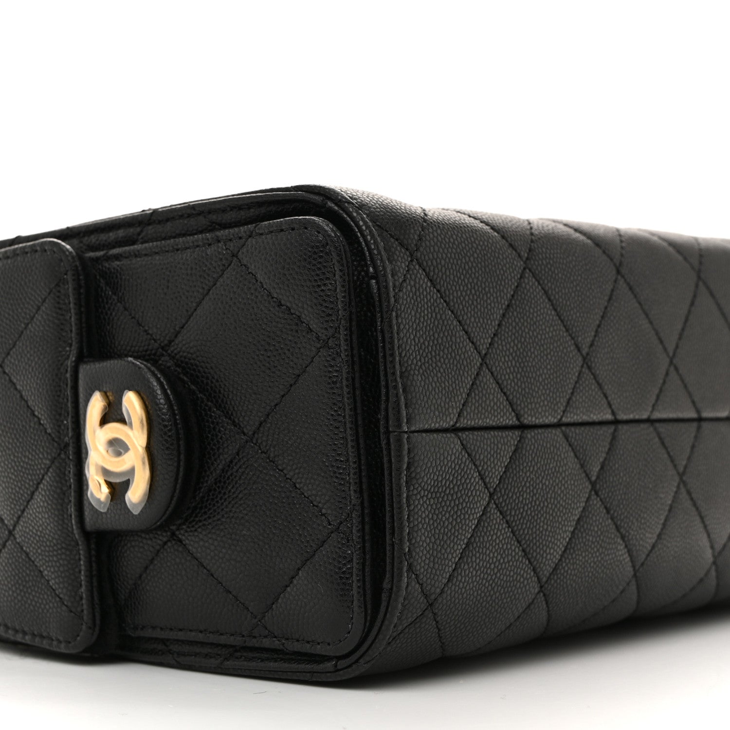 Caviar Quilted Mini Chanel 25 Handbag Black
