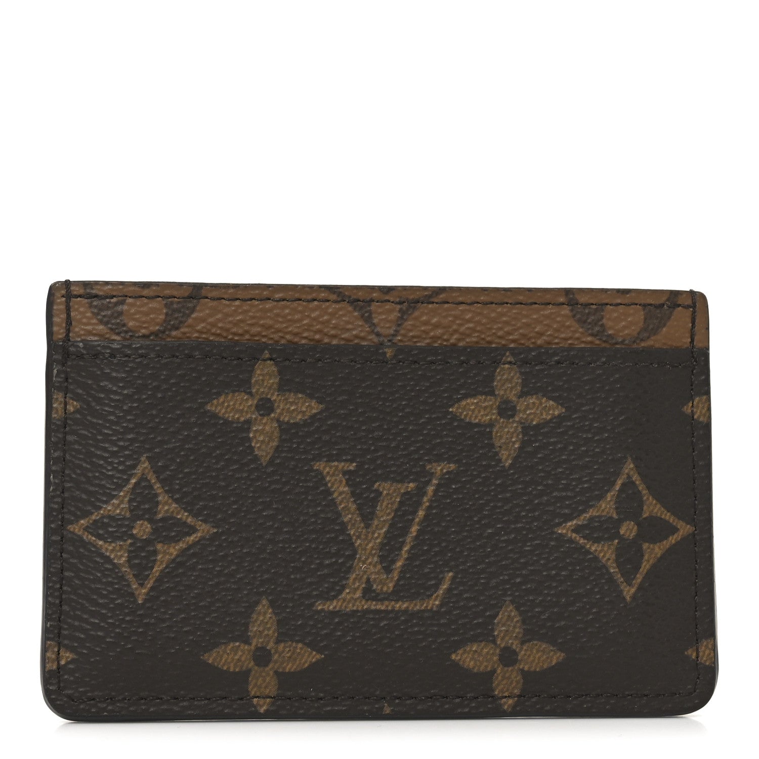 Reverse Monogram Card Holder