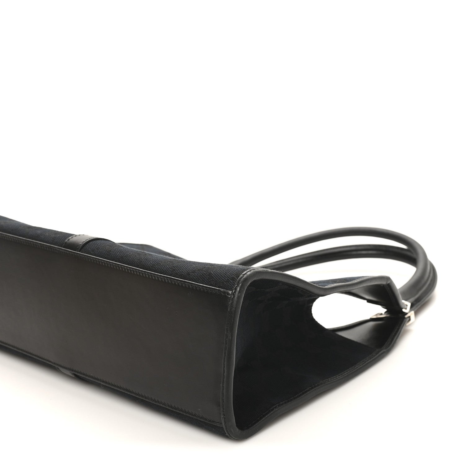 Monogram Bardot Shoulder Bag Black