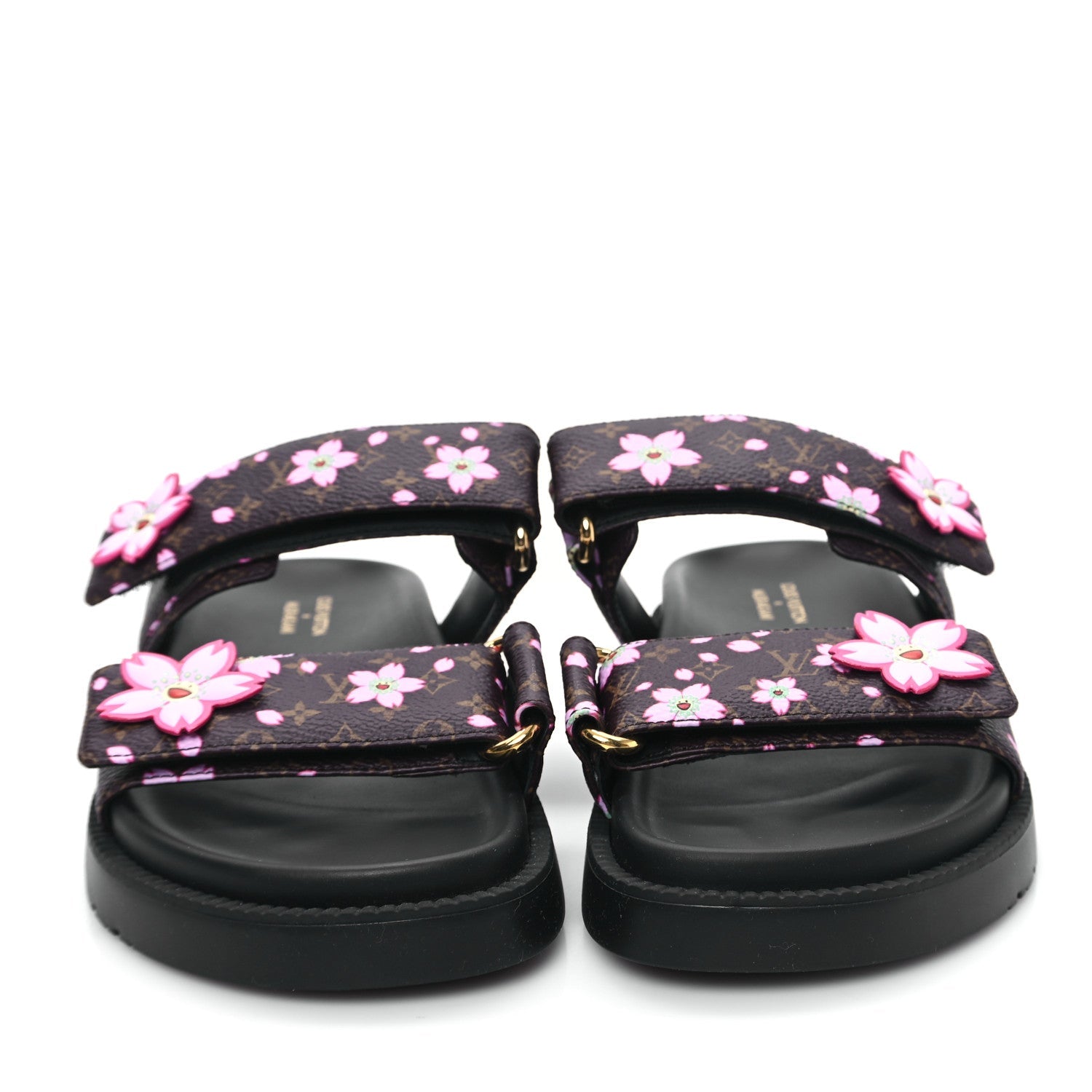 LV X TM Monogram LV Sunset Flat Comfort Mule 37 Sakura Brown