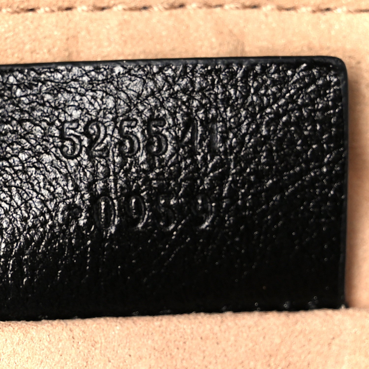 Azalea Calfskin Matelasse Heart GG Marmont Zip Pouch Black