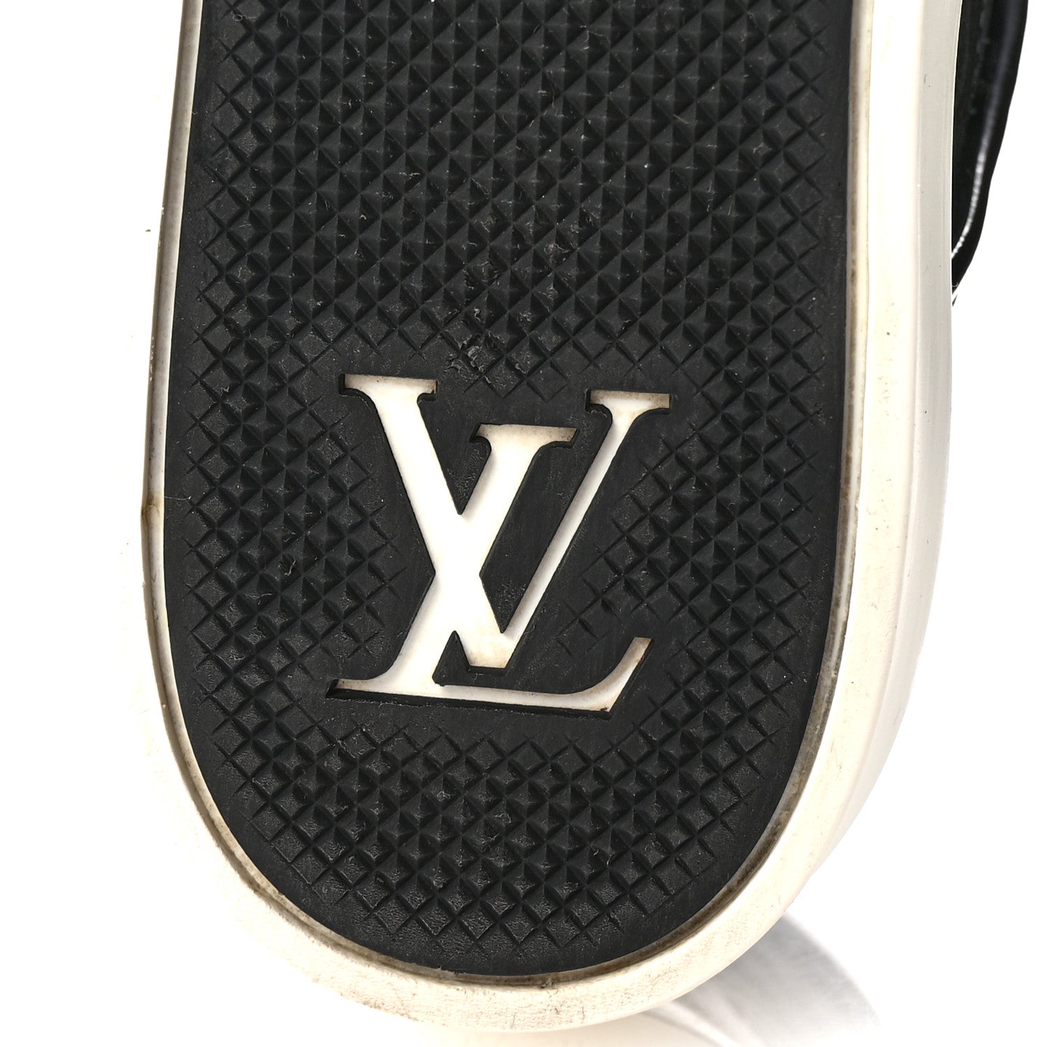 Patent Calfskin Monogram High Top Sneakers 36 Black