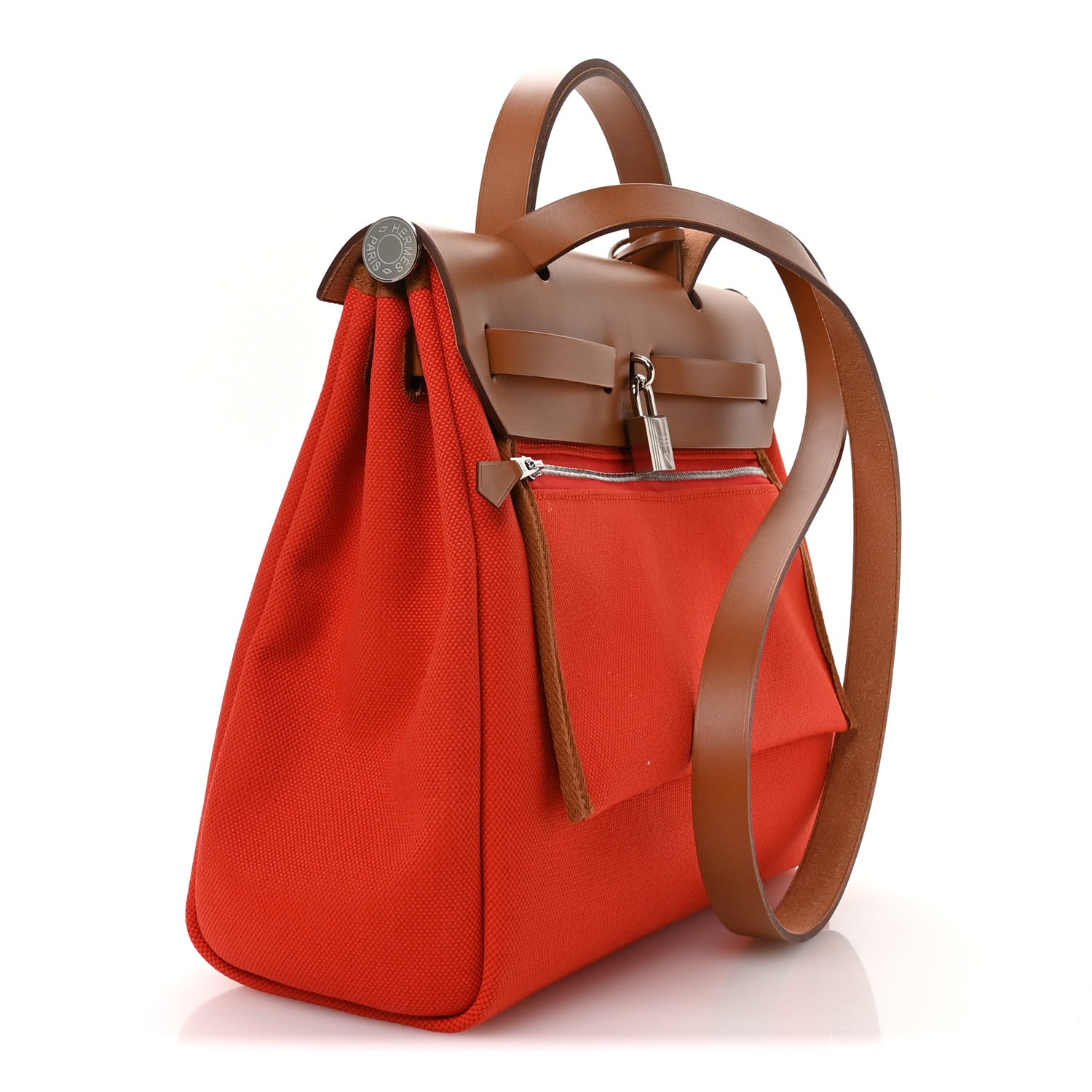 Vache Hunter Toile Herbag Zip Retourne 31 PM Orange Mecano Fauve