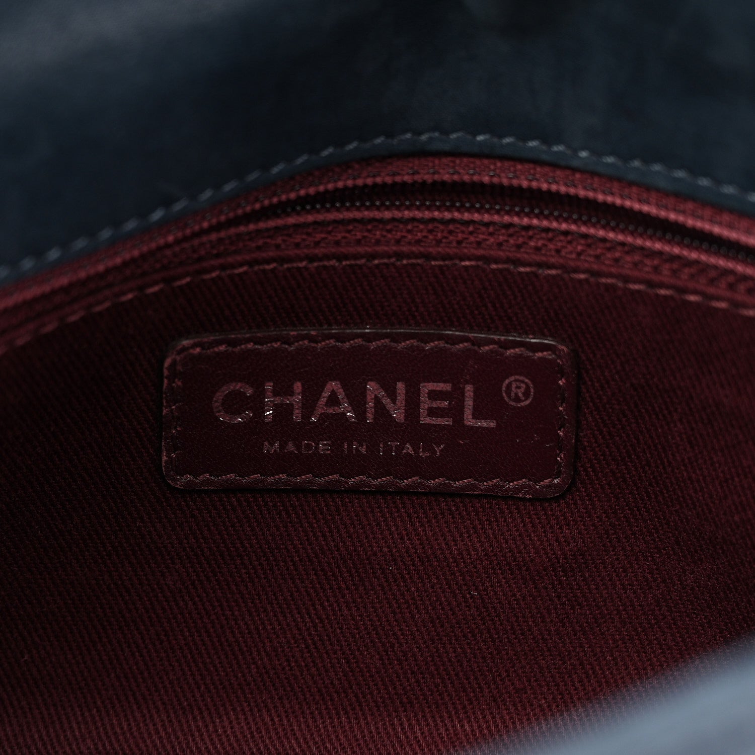 Calfskin Diamond Embossed New Chic Flap Blue