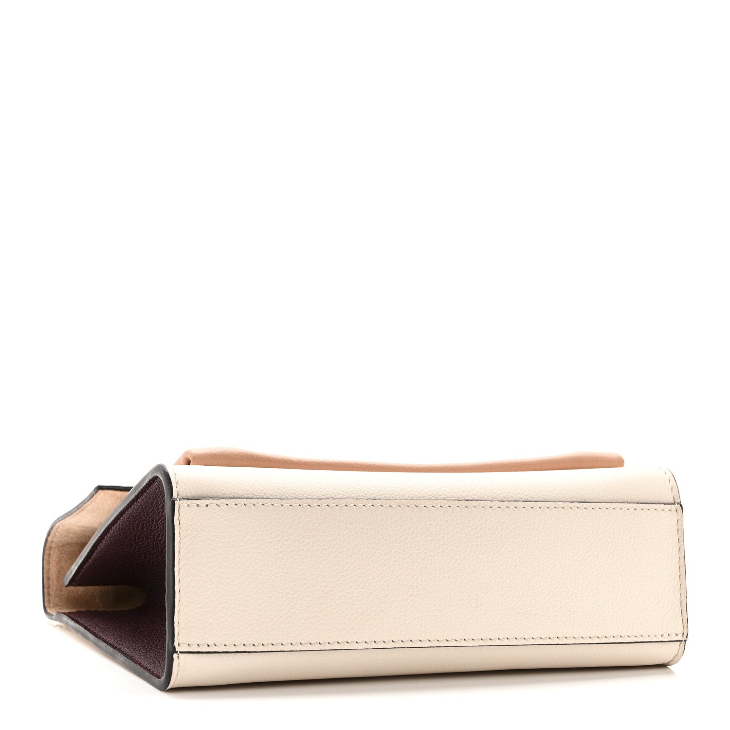 Soft Calfskin My Lockme Chain Bag BB Rose Silk Quartz Calla