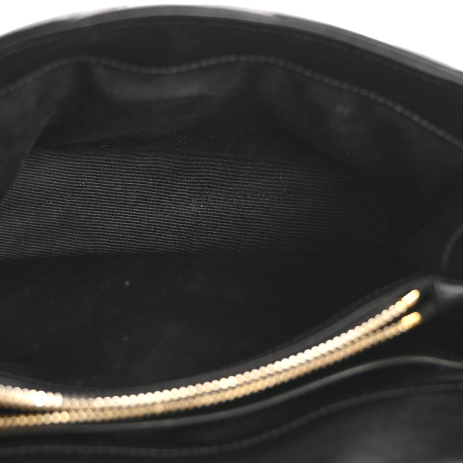 Calfskin Y Quilted Monogram Small Loulou Chain Satchel Black