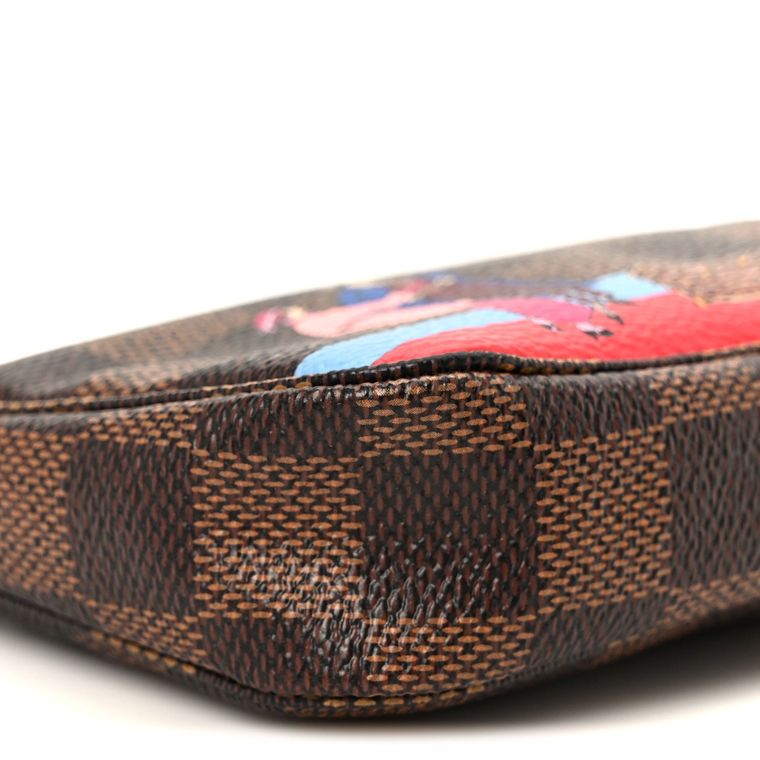 Damier Ebene 2016 Christmas Animation Mini Pochette Accessories