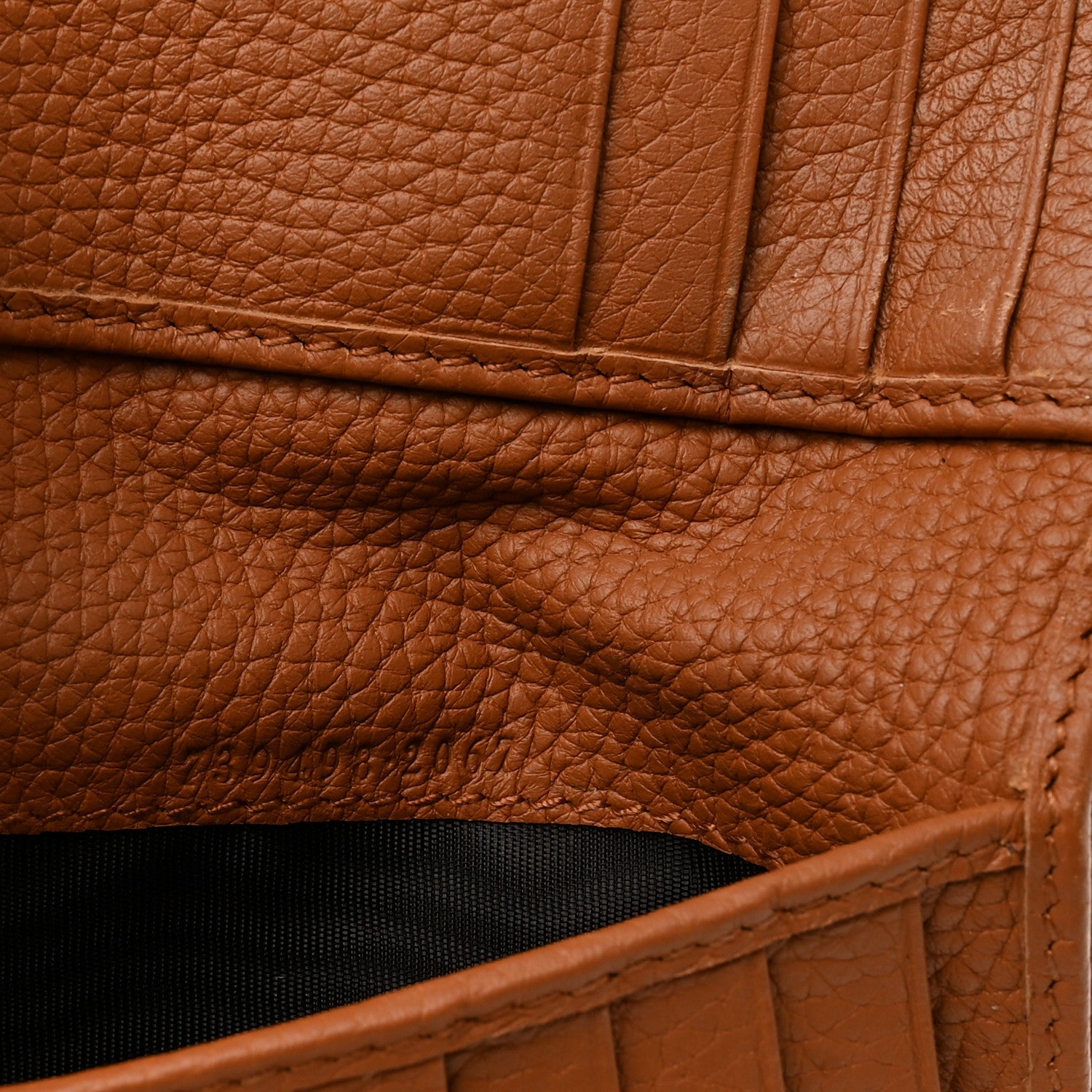 Piuma Calfskin Medium Bamboo Double G Wallet Cuir