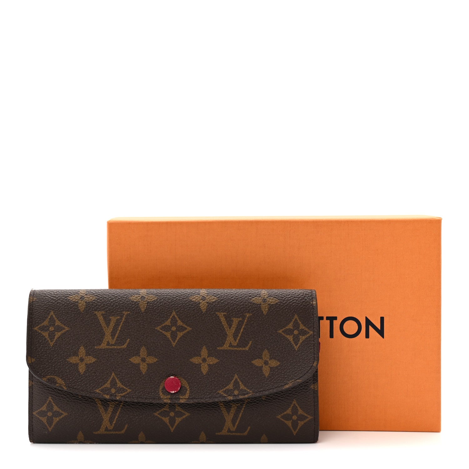 Monogram Emilie Wallet Fuchsia