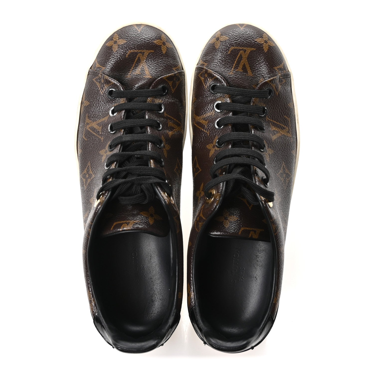 Patent Monogram Frontrow Sneakers 40