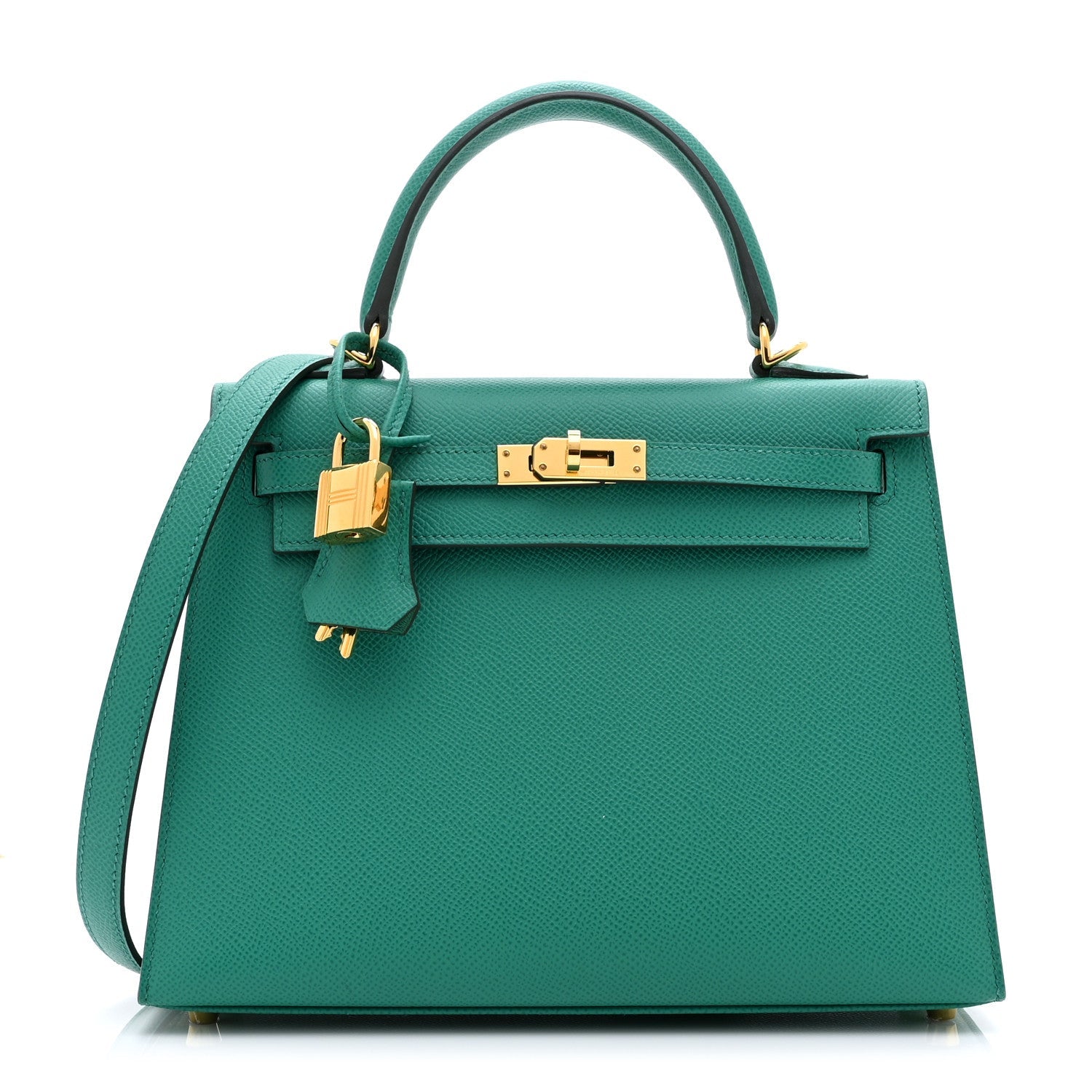 Epsom Kelly Sellier 25 Vert Vertigo