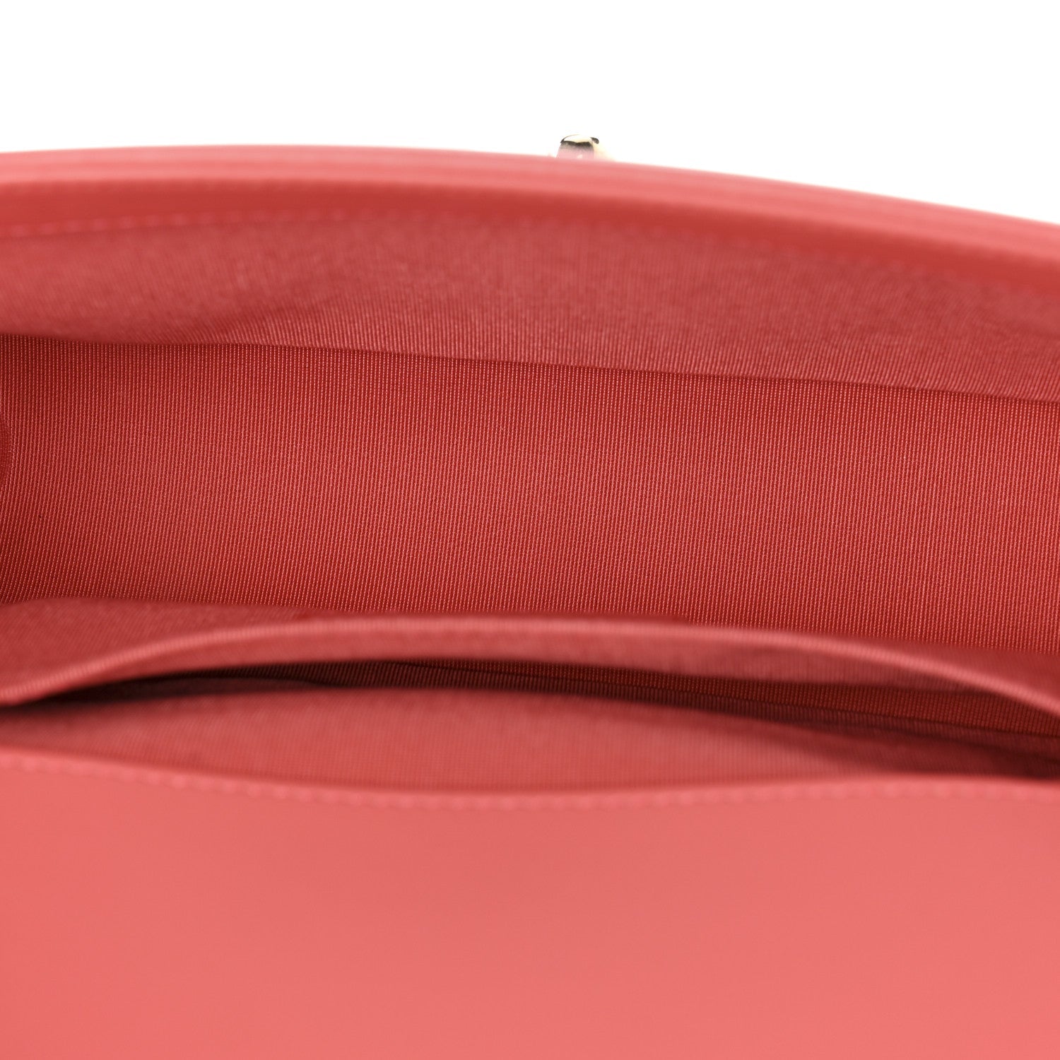 Calfskin Quilted Medium Boy Flap Coral