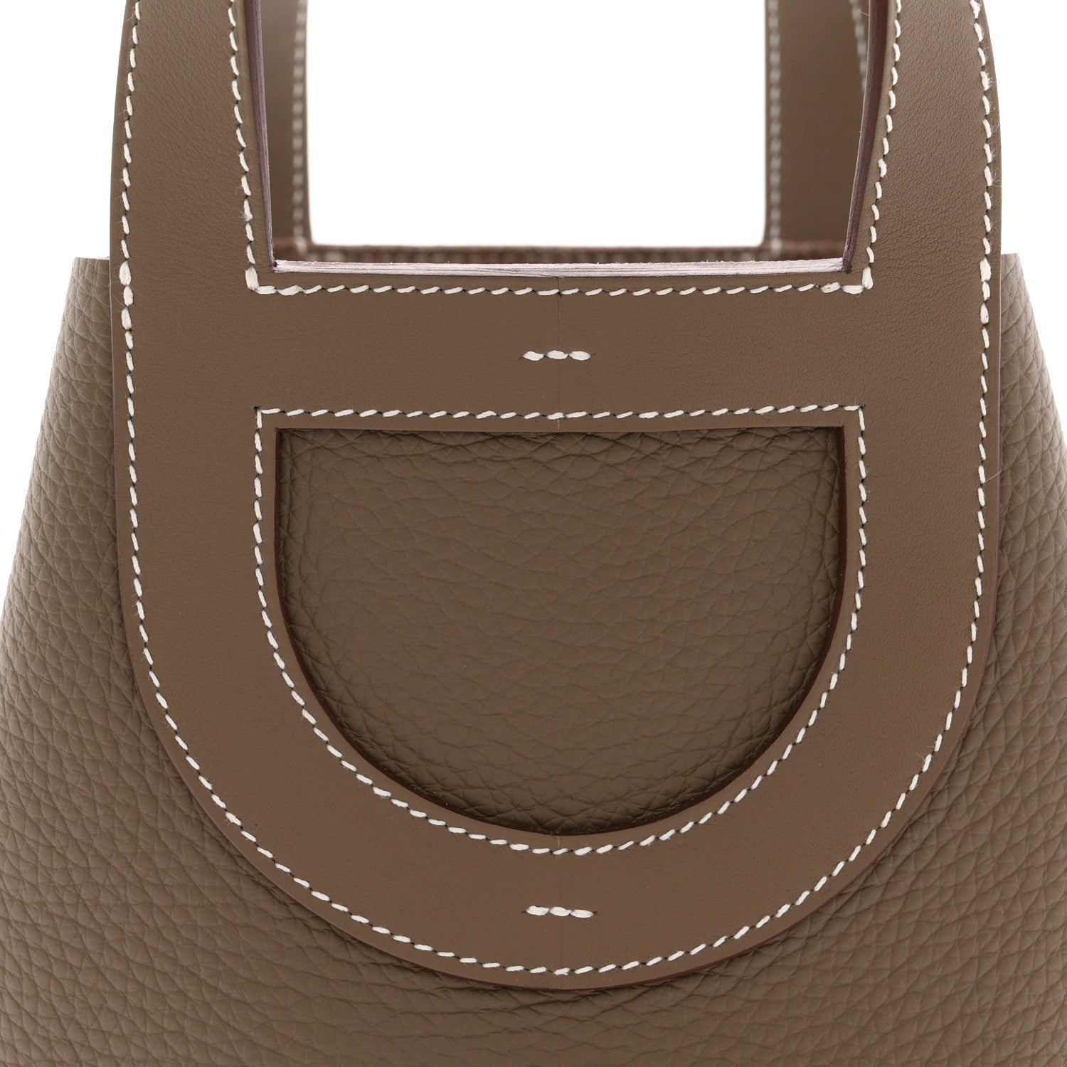 Taurillon Clemence Swift In-The-Loop 18 Bag Etoupe
