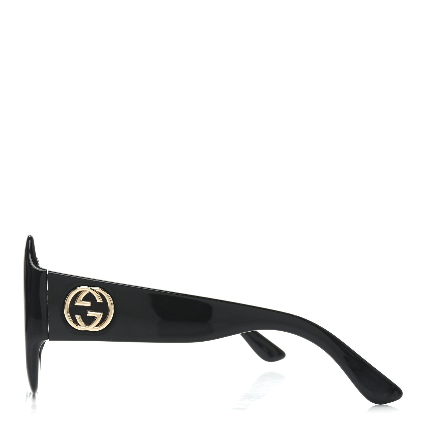 Acetate Square Frame Sunglasses GG0053S Black