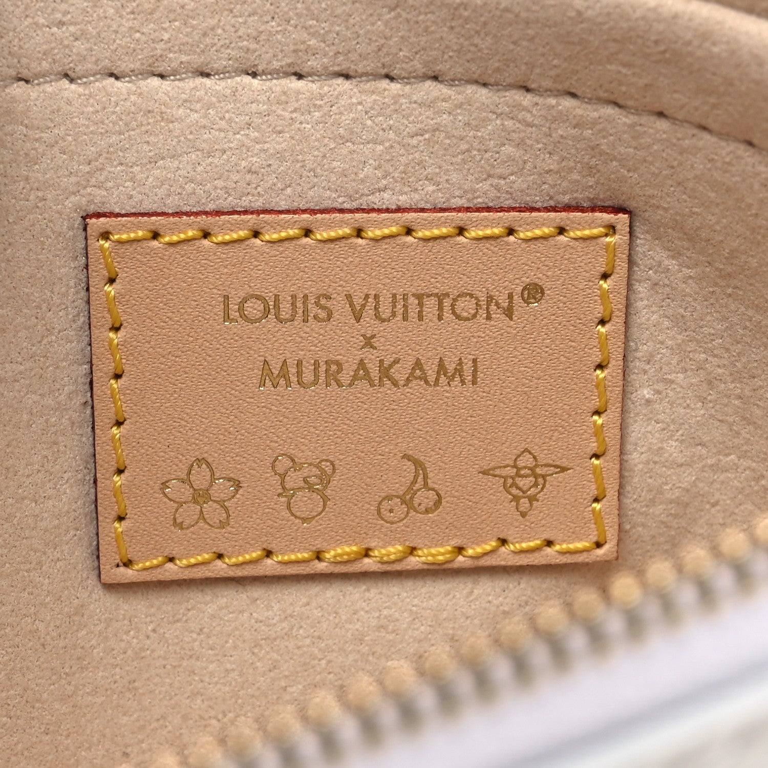 LV X TM Monogram Multicolor Neverfull MM Pochette White