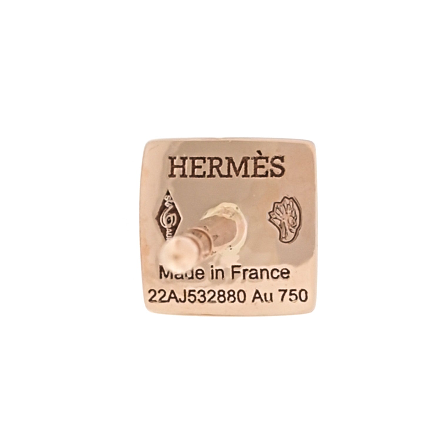 18K Rose Gold Clou d'H Stud Earrings