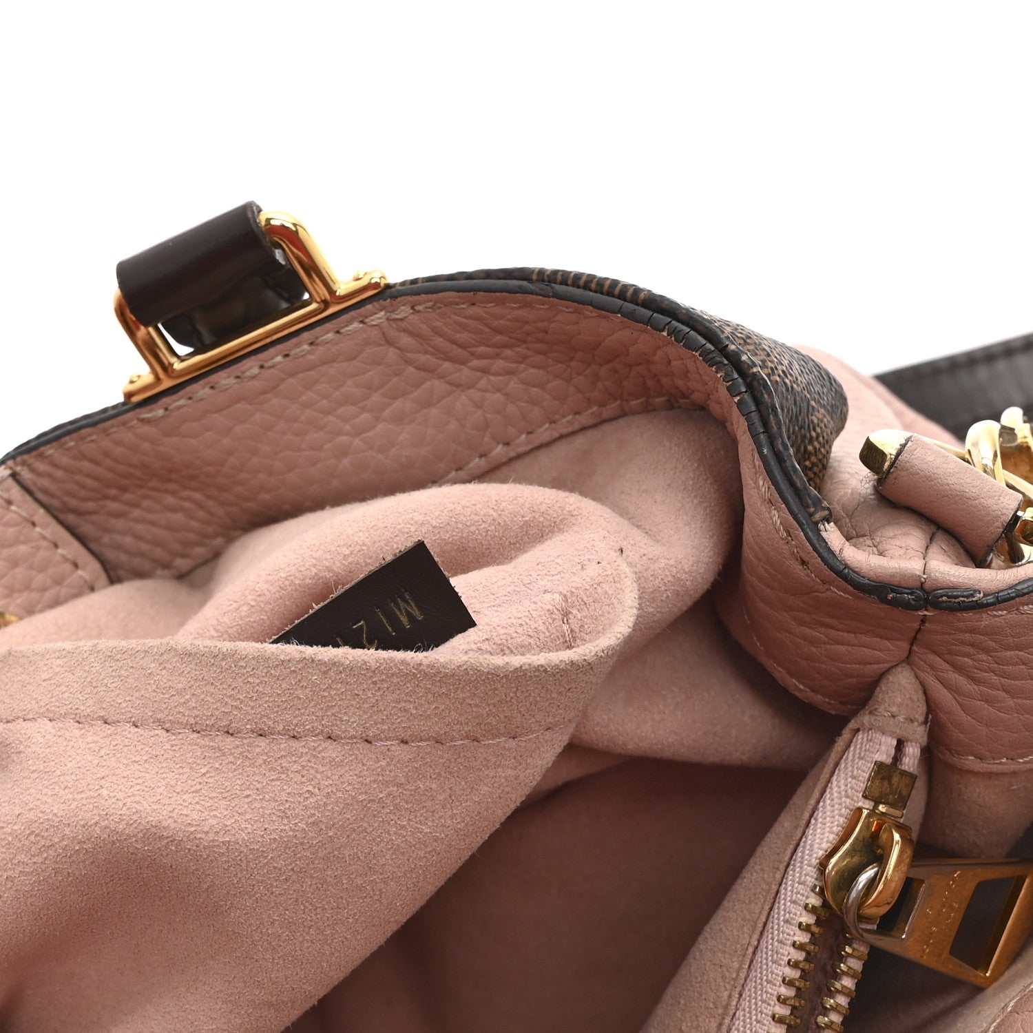 Damier Ebene Cuir Taurillon Brittany Magnolia