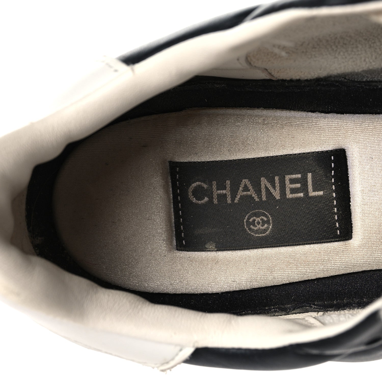 Suede Calfskin Quilted Sneakers 41 Black