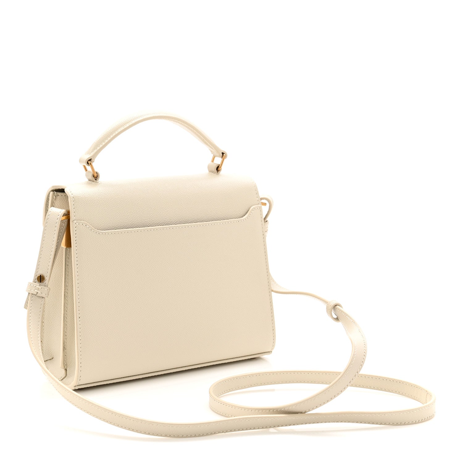 Grain de Poudre Mini Classic Monogram Cassandra Top Handle Vintage White