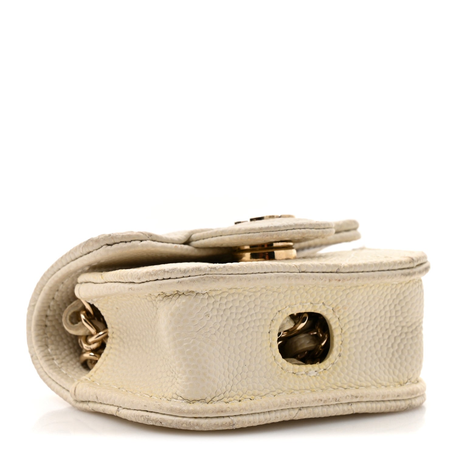 Caviar Quilted Airpods Pro Case White