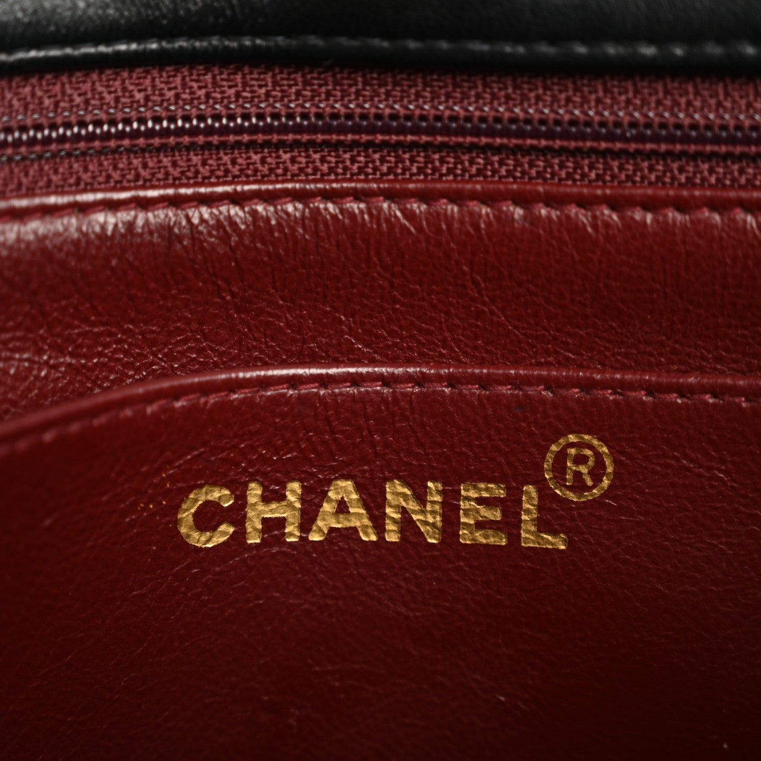 Lambskin Quilted Medium Single Flap Black