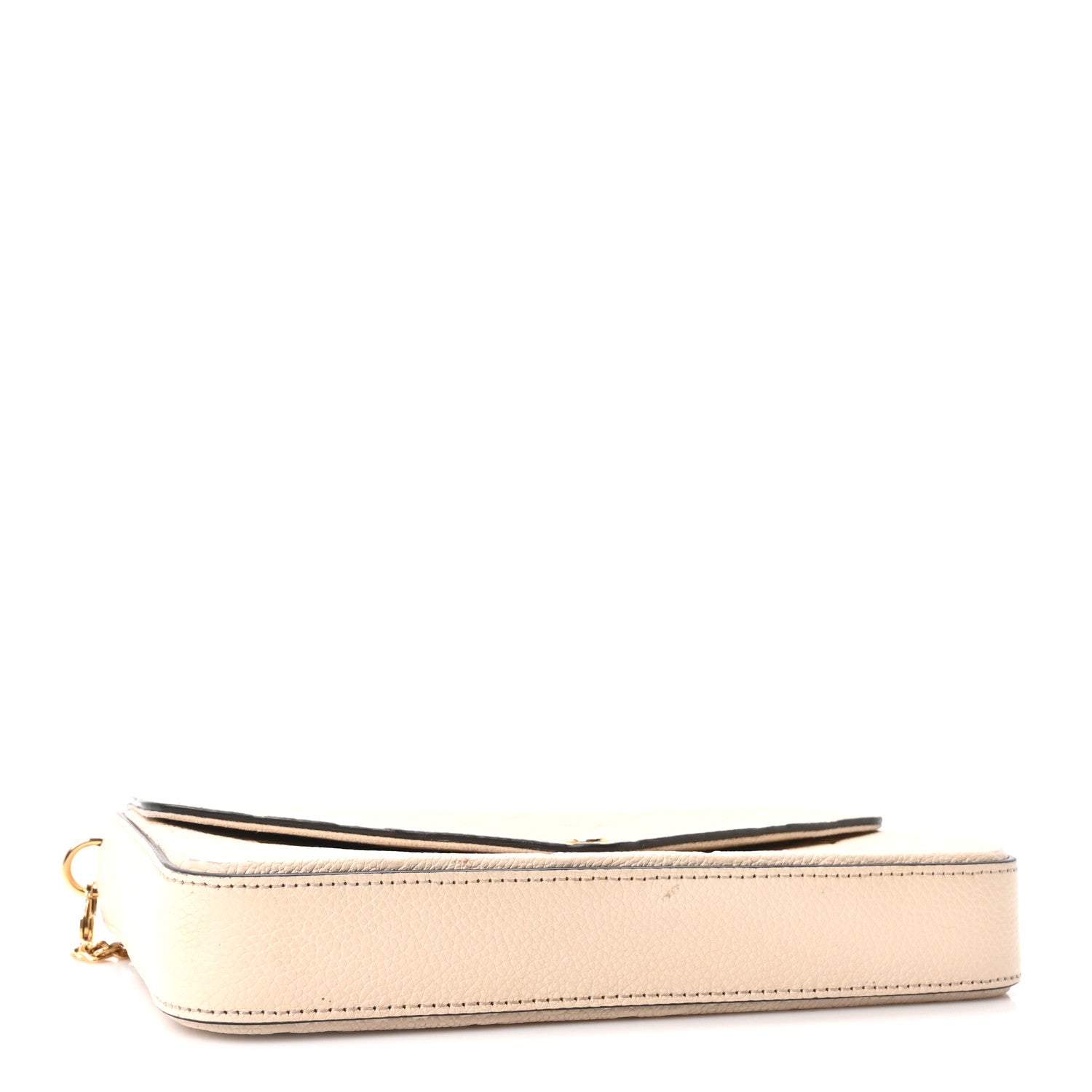 Empreinte Pochette Felicie Chain Wallet Cream