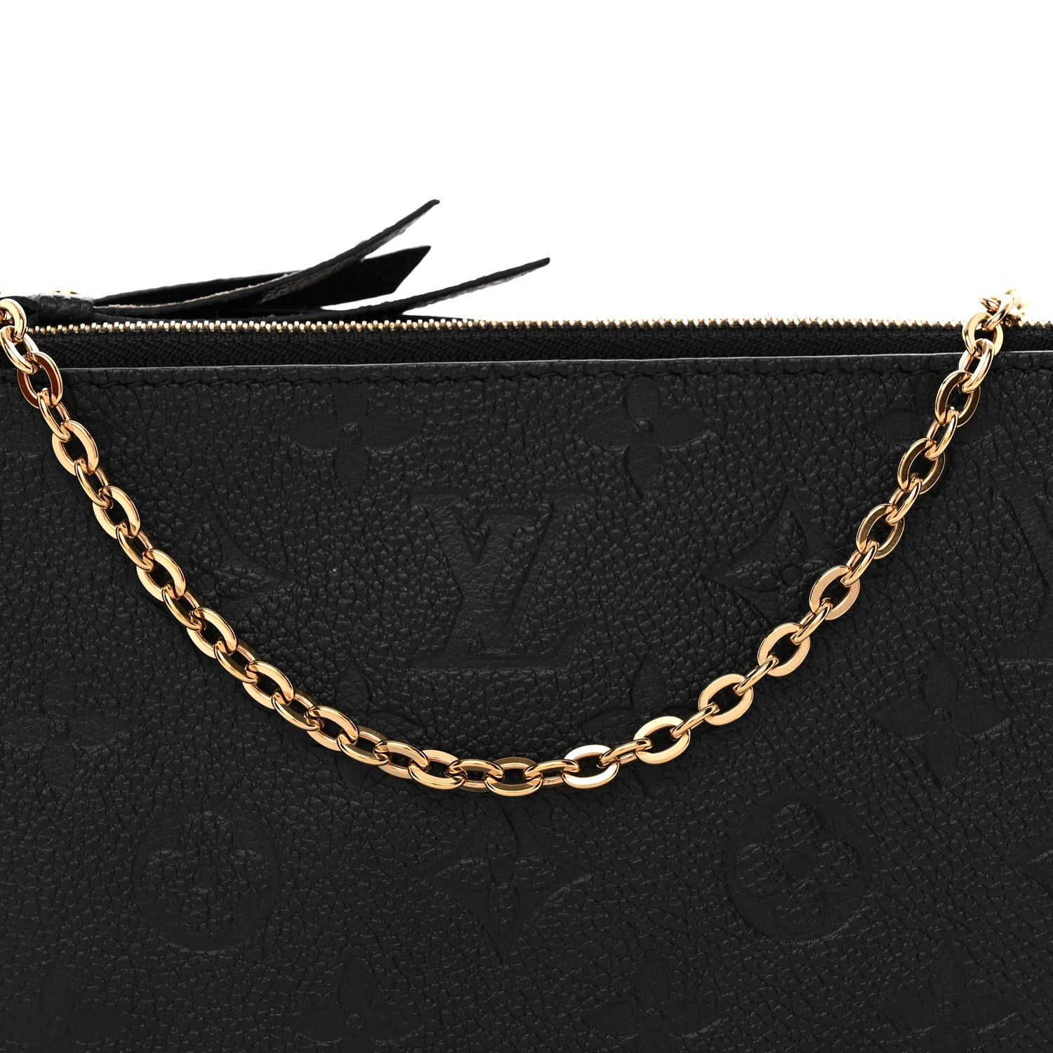 Empreinte Double Zip Pochette Black