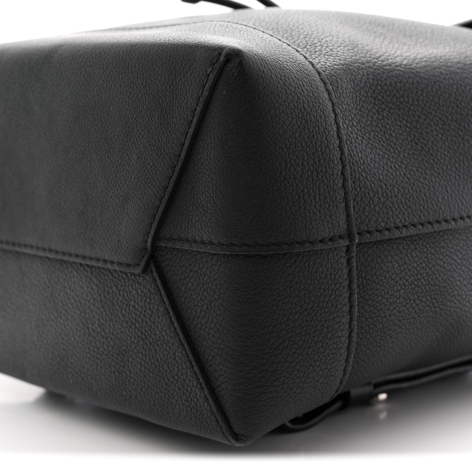 Calfskin Lockme Backpack Black