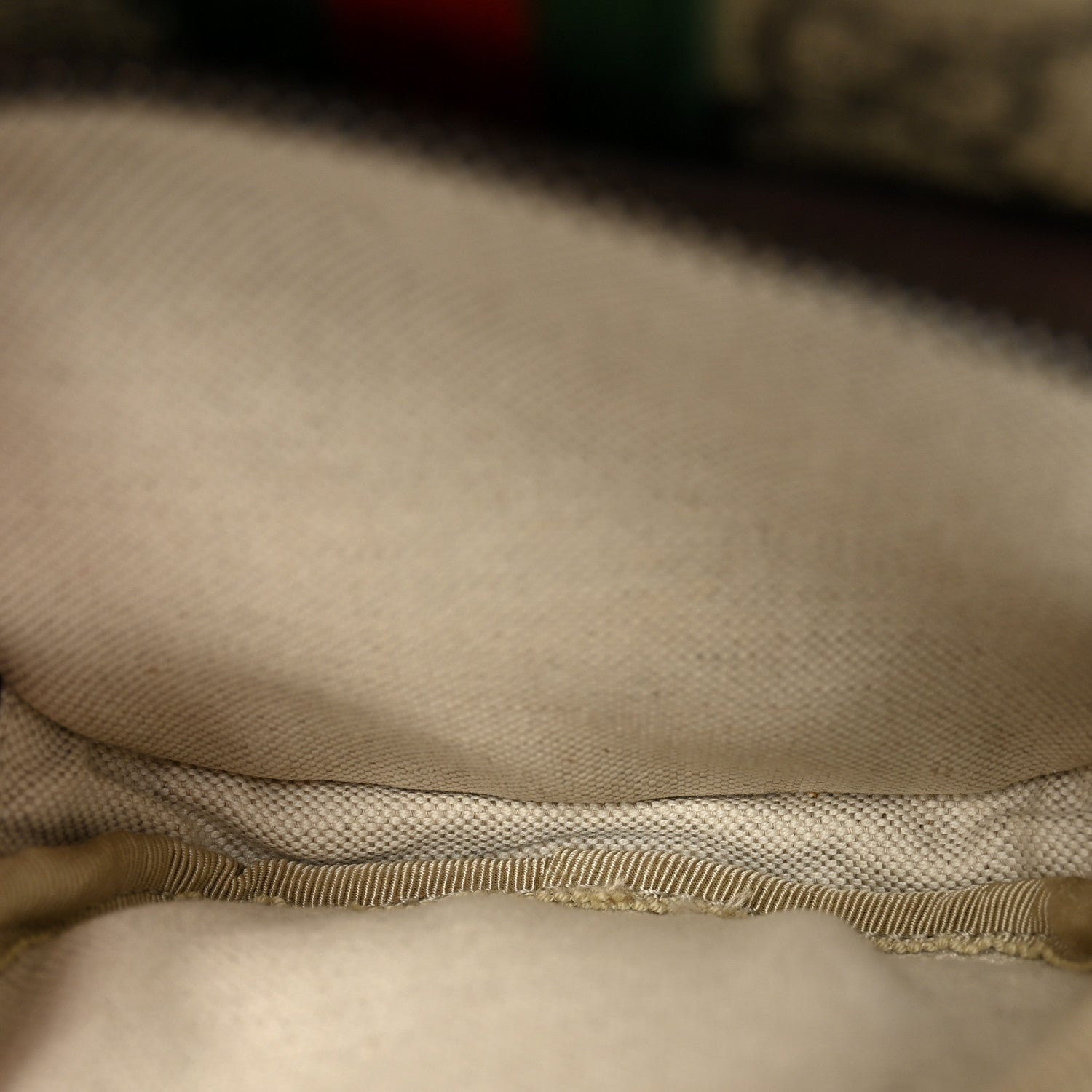 GG Supreme Monogram Web Mini Ophidia Double Zip Messenger Bag Beige New Acero