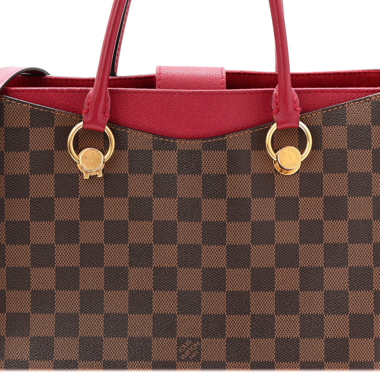 Damier Ebene LV Riverside Lie De Vin