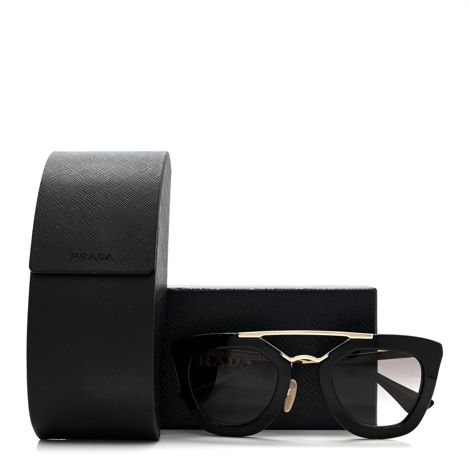 Acetate Cinema Sunglasses SPR 09Q Black