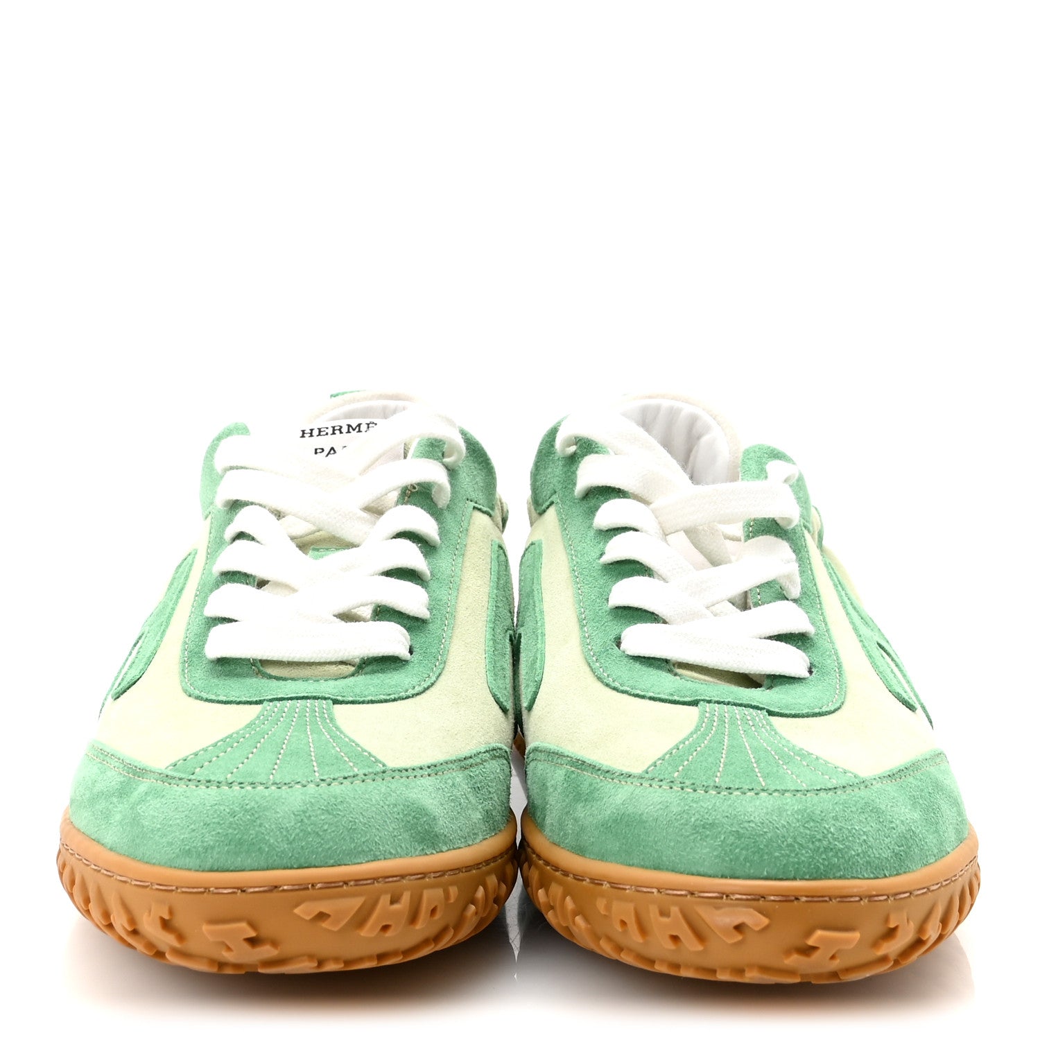 Suede Goatskin Jet Sneakers 38.5 Vert De Mer Vert Opaline