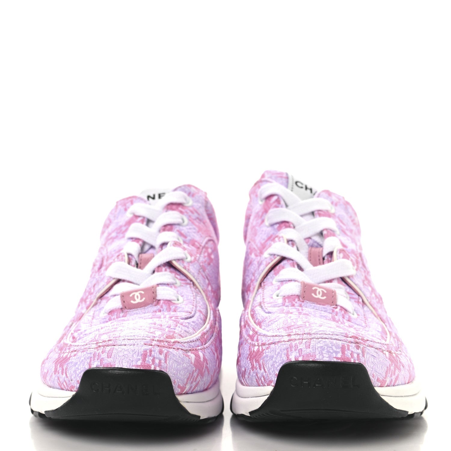 Tweed CC Sneakers 39 Pink