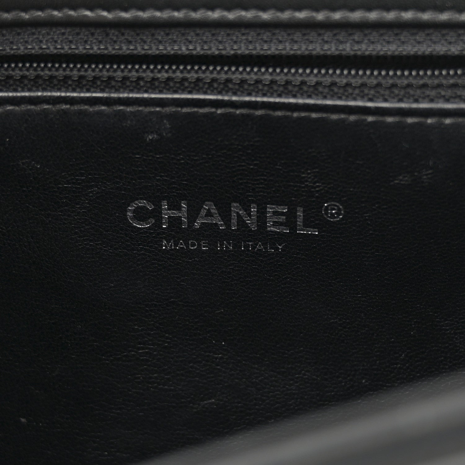 Calfskin Stitched Multi Chain Flap Bag Black