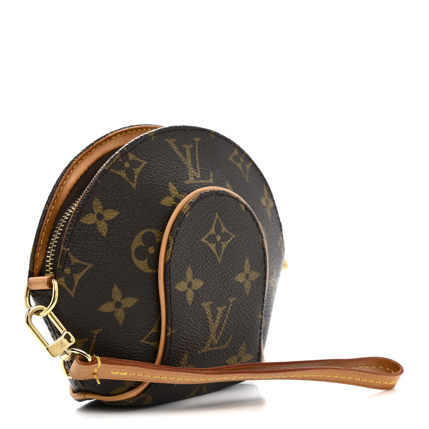Monogram Mini Ellipse Wristlet Clutch