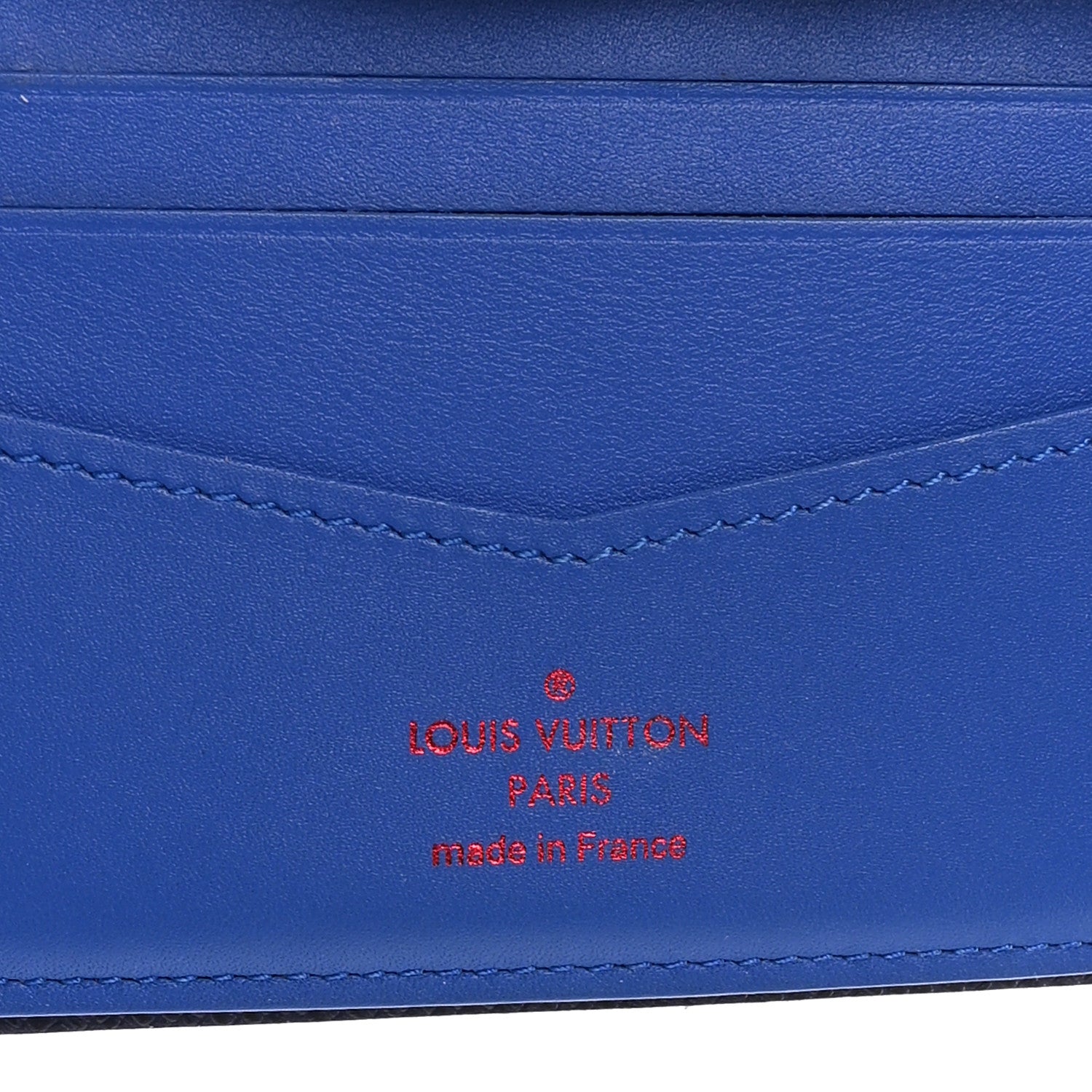 Monogram Outdoor Slender Wallet Indigo Blue