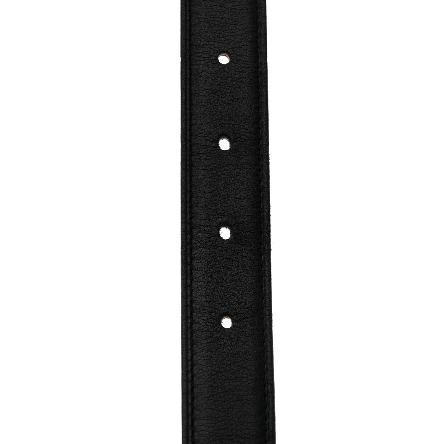 Swift Epsom 24mm Mini Constance H Belt 75 Black Gold