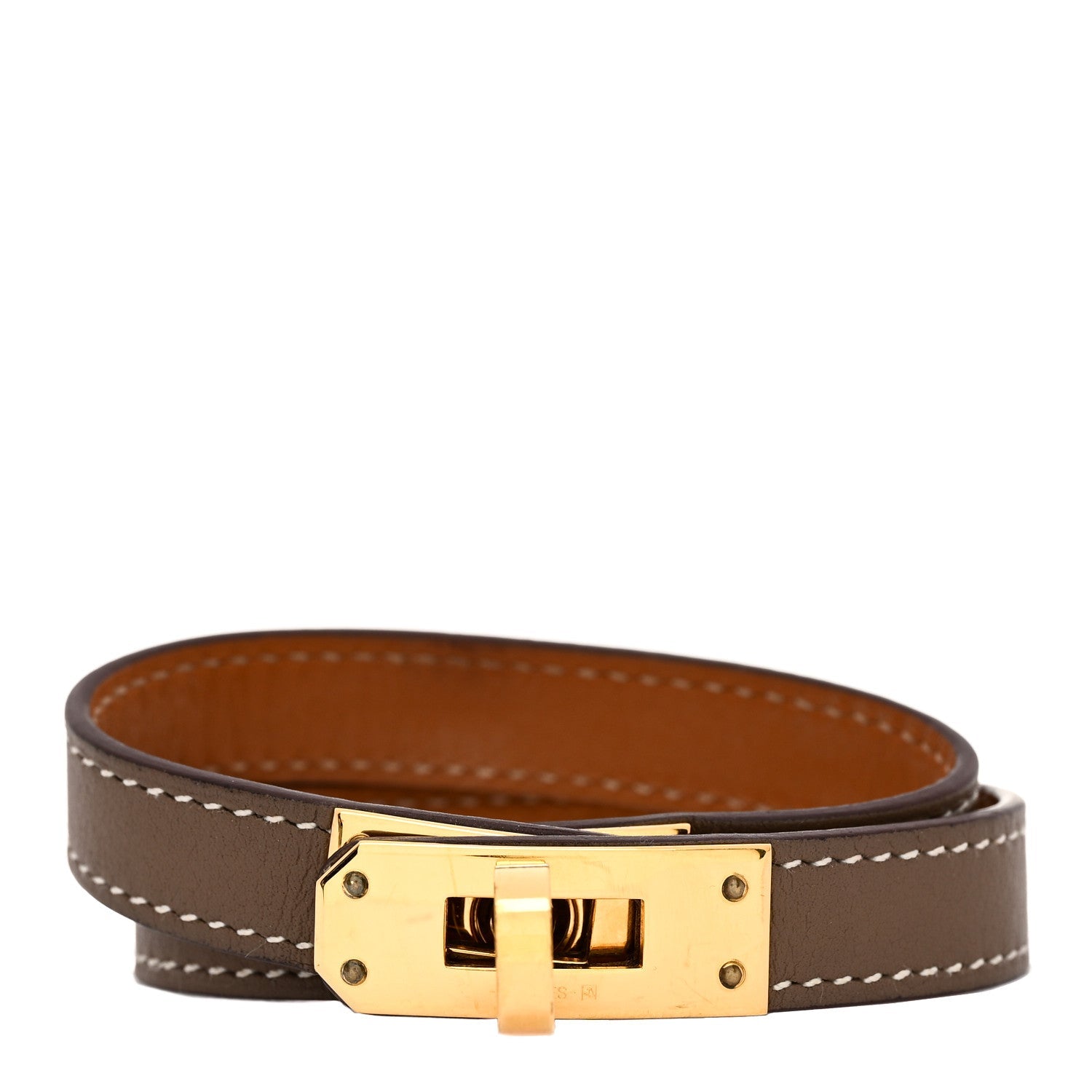 Swift Kelly Double Tour Bracelet S Etoupe
