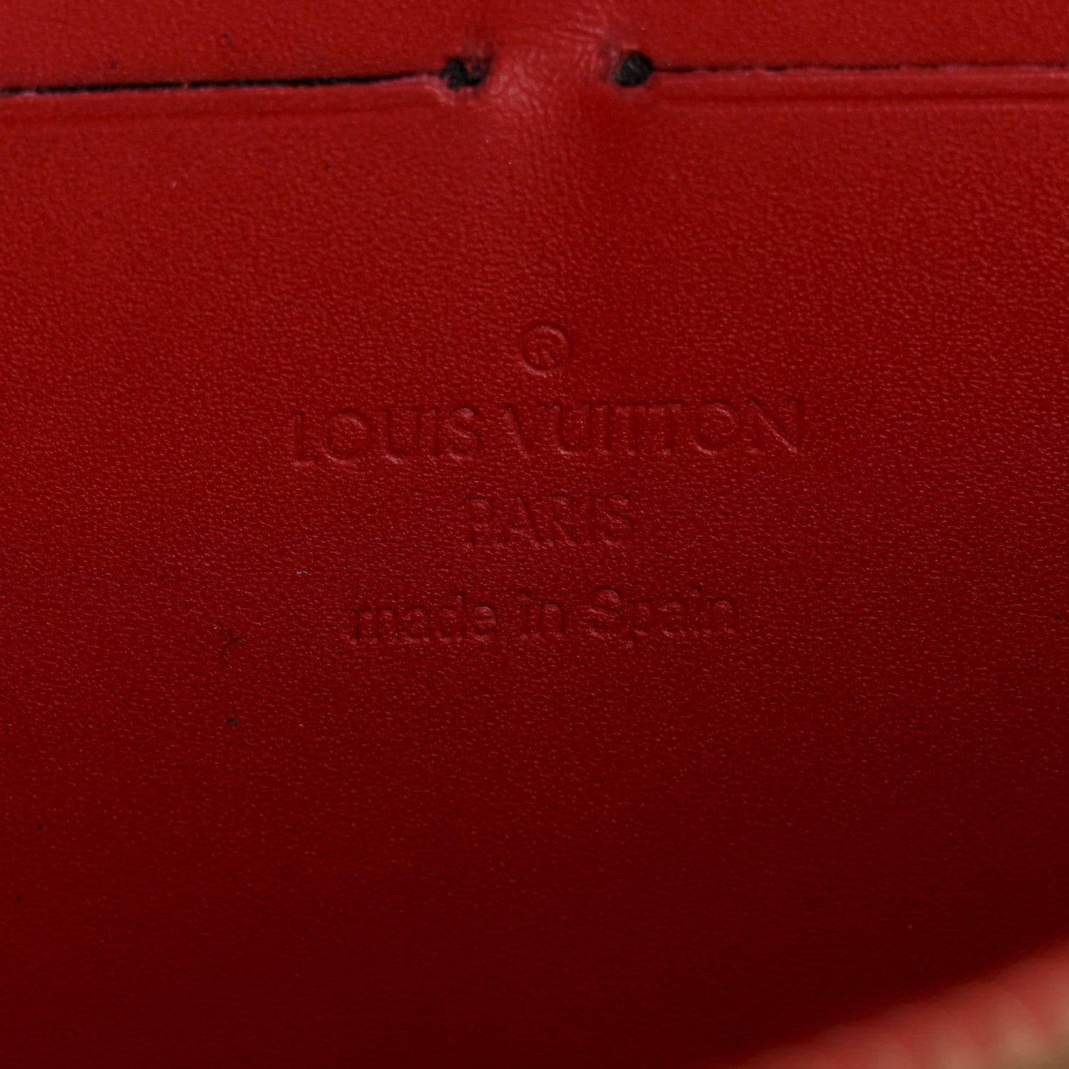 Patent Sweet Monogram Zippy Wallet Pomme D'Amour
