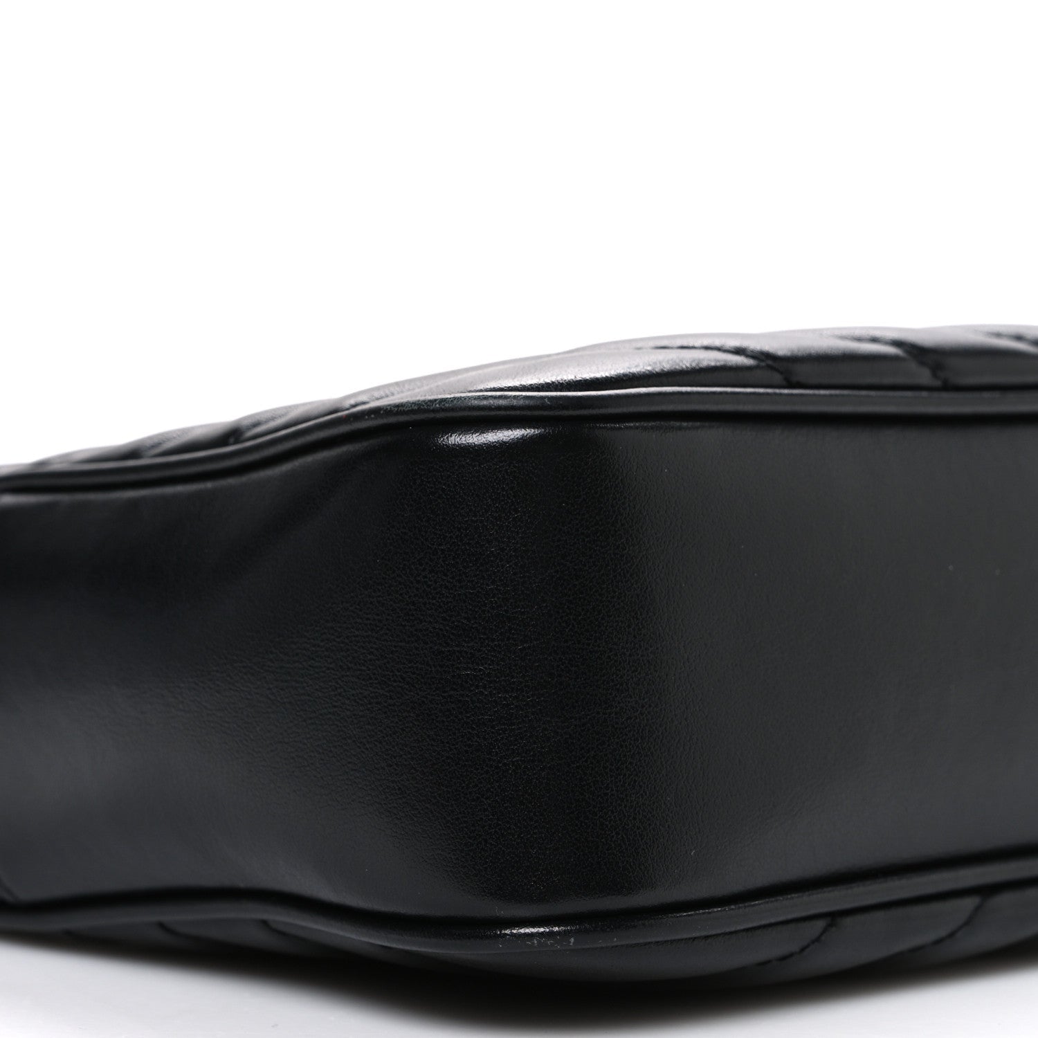 Calfskin Matelasse Monogram Monochrome Lou Camera Bag Black