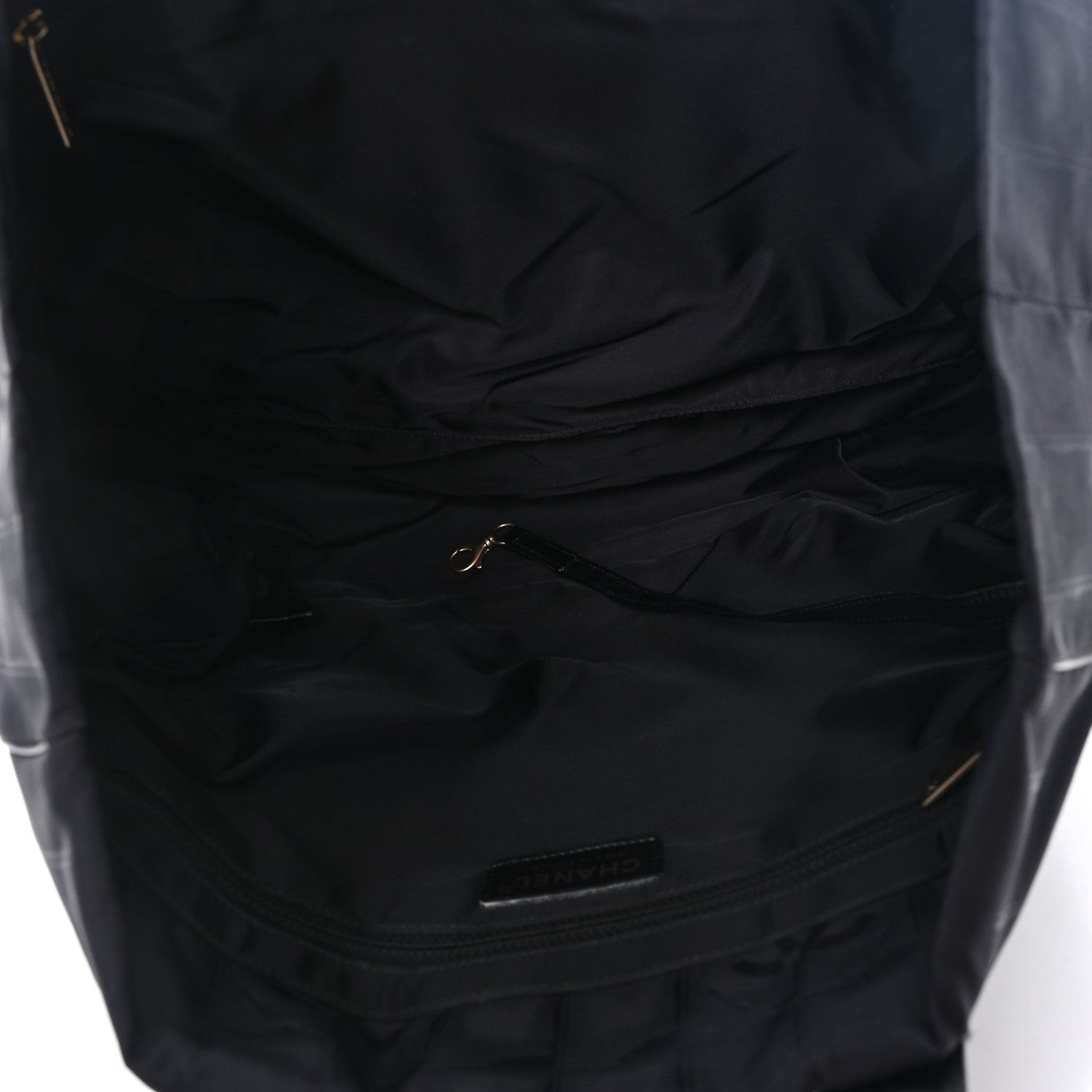 Nylon Medium Travel Tote Black