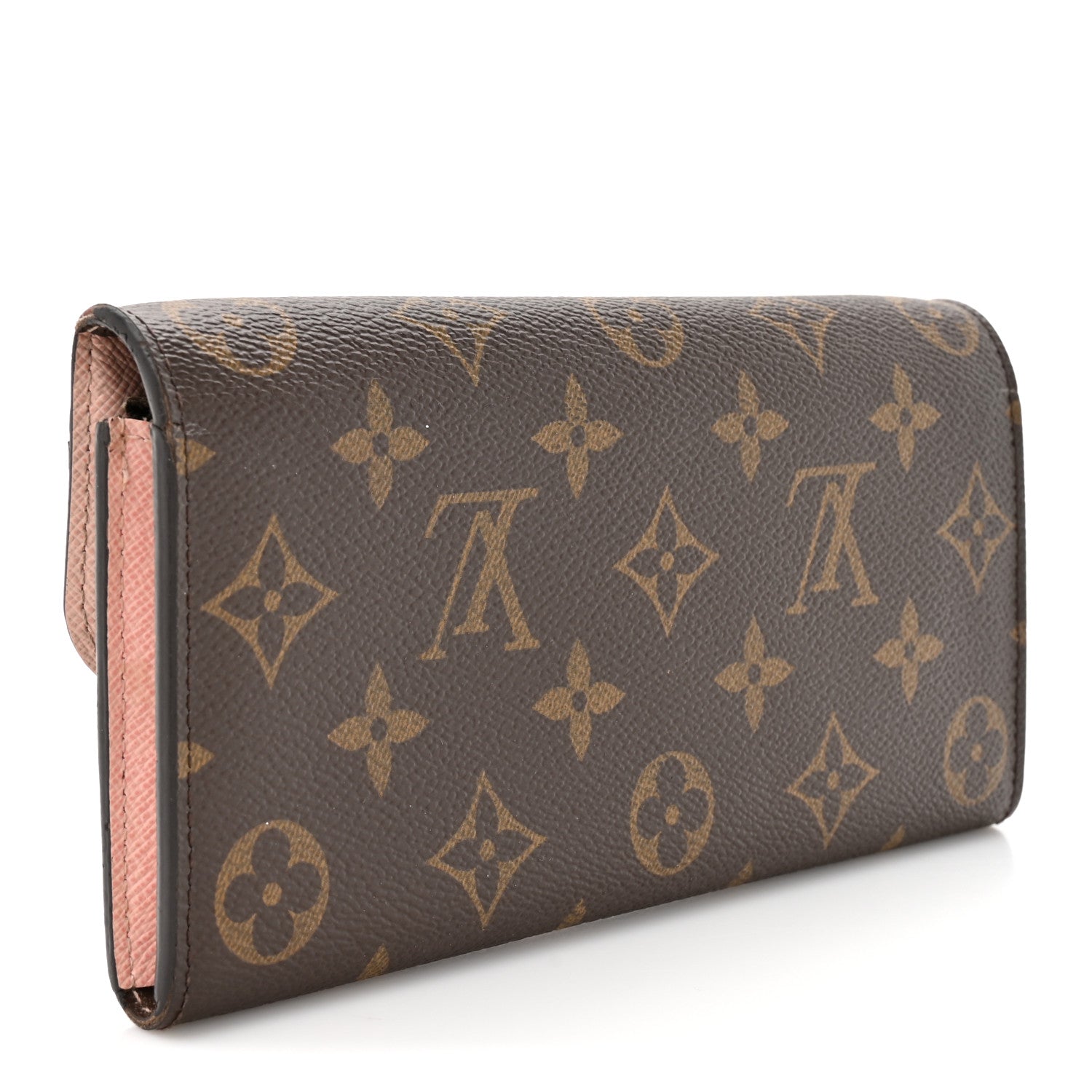 Monogram Emilie Wallet Rose Ballerine