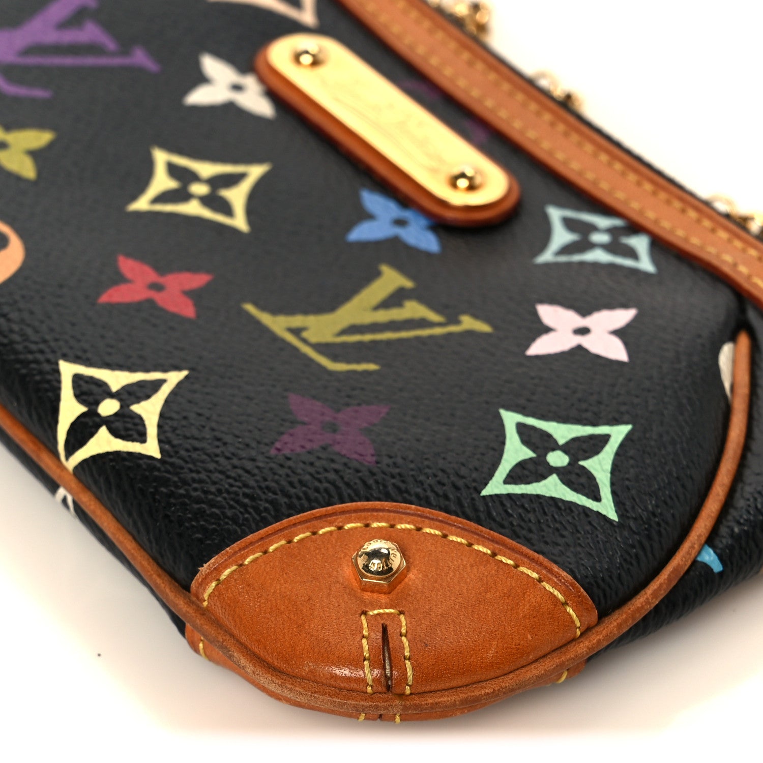 Monogram Multicolor Pochette Milla MM Black